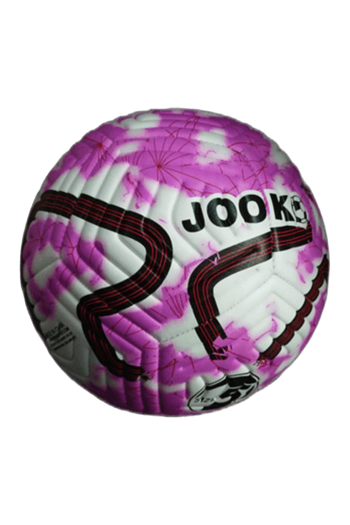 Futbol Topu Beyaz Mor Desenli Spor Oyun Topu