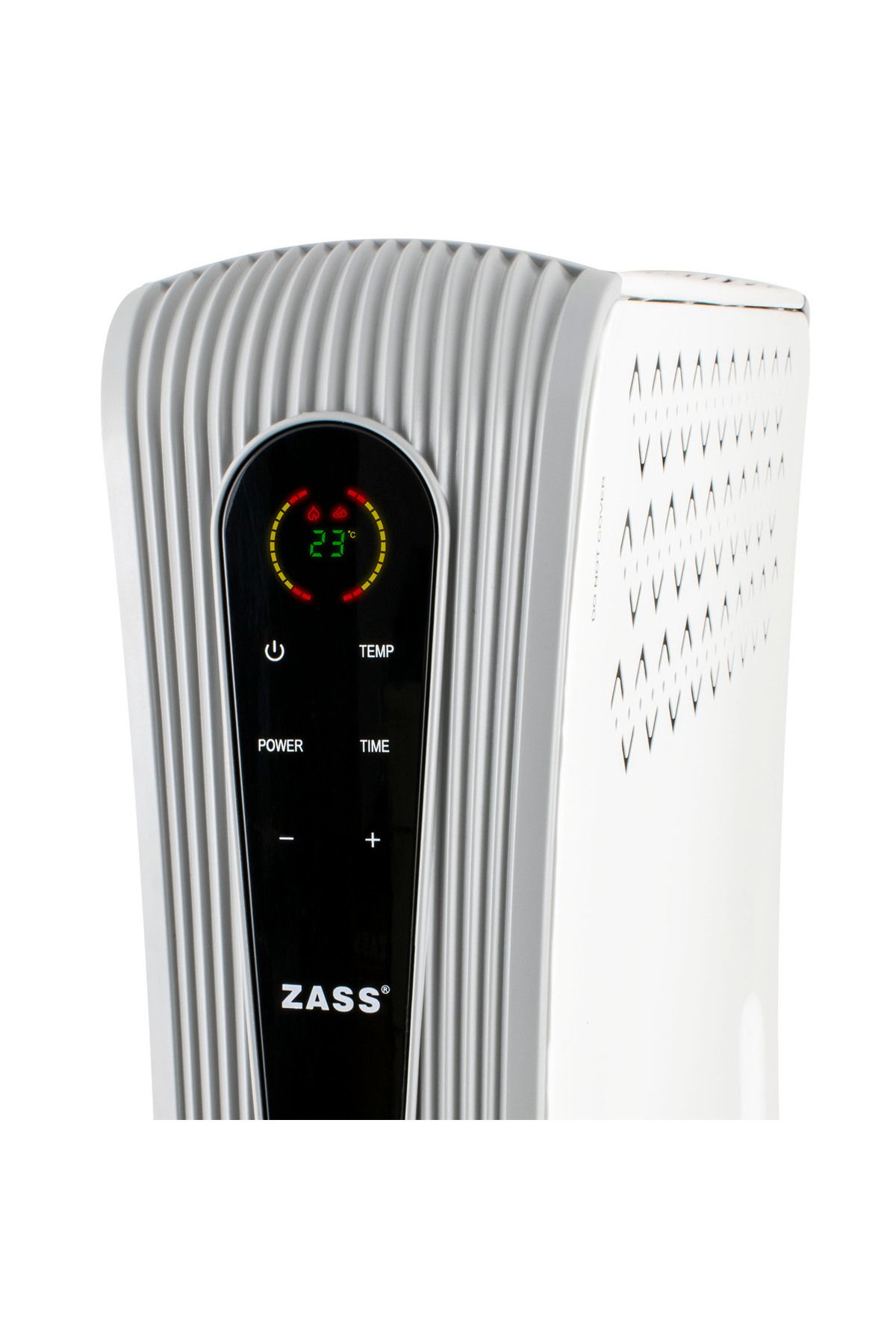 Zass-Electric convection radiator Zass ZCR 02, power 2000W, 3 speeds, LED digital panel, remote, timer 5