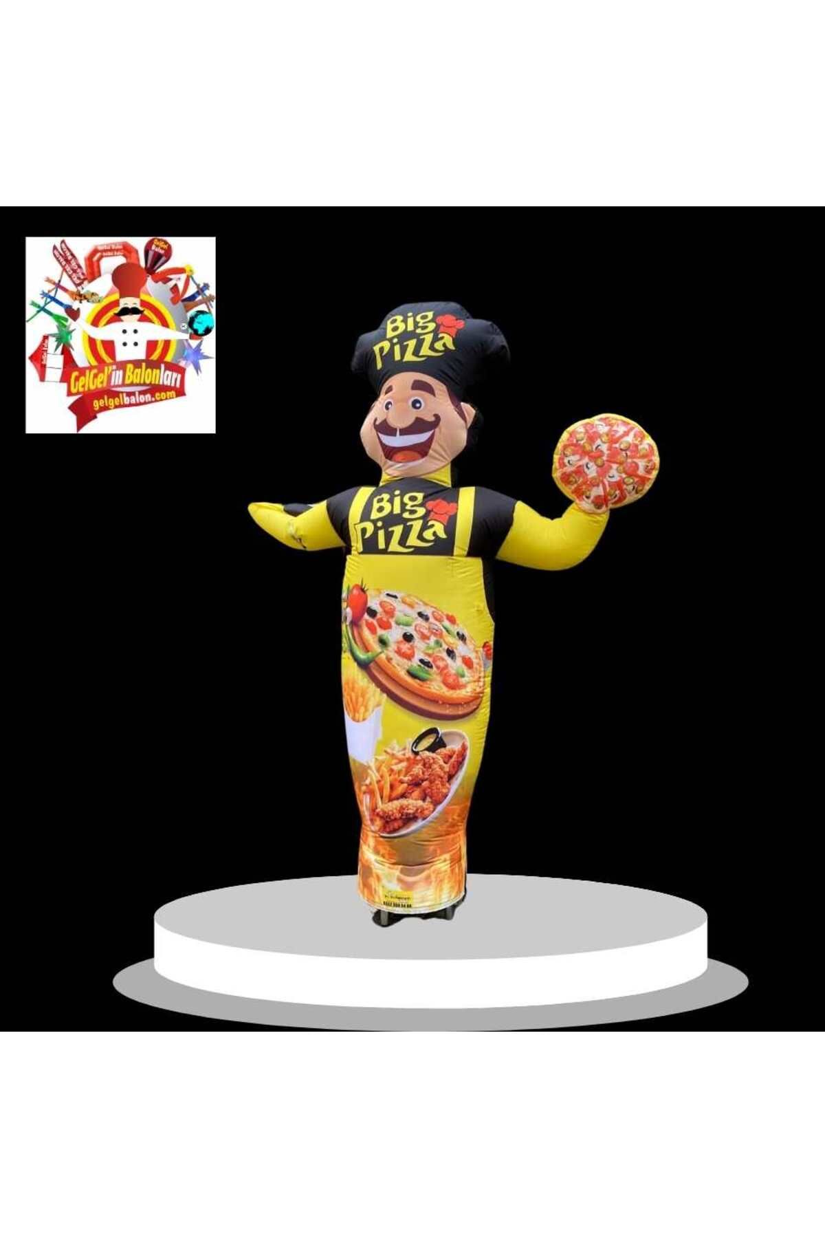 Gel Gel Balon KİŞİYE ÖZEL TASARIM VE BASKILAR İLE 3 METRE BOYUNDA ÇELİK KAZAN ALT TABLA LED IŞIKLI REKLAM BALONU