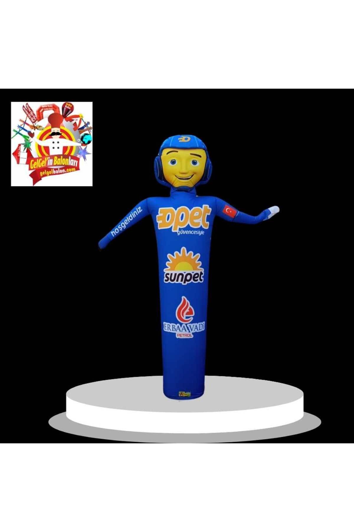 Gel Gel Balon KİŞİYE ÖZEL TASARIM VE BASKILAR İLE 3 METRE BOYUNDA ÇELİK KAZAN ALT TABLA LED IŞIKLI REKLAM BALONU