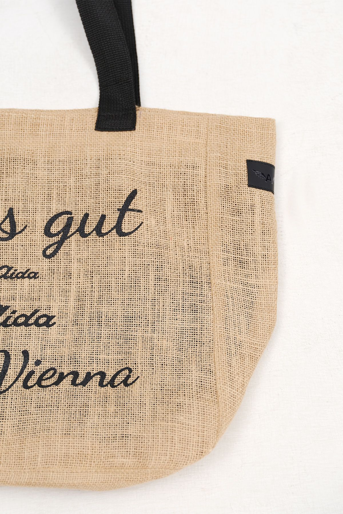Addax-Written Tote Straw Bag Ç5003 3