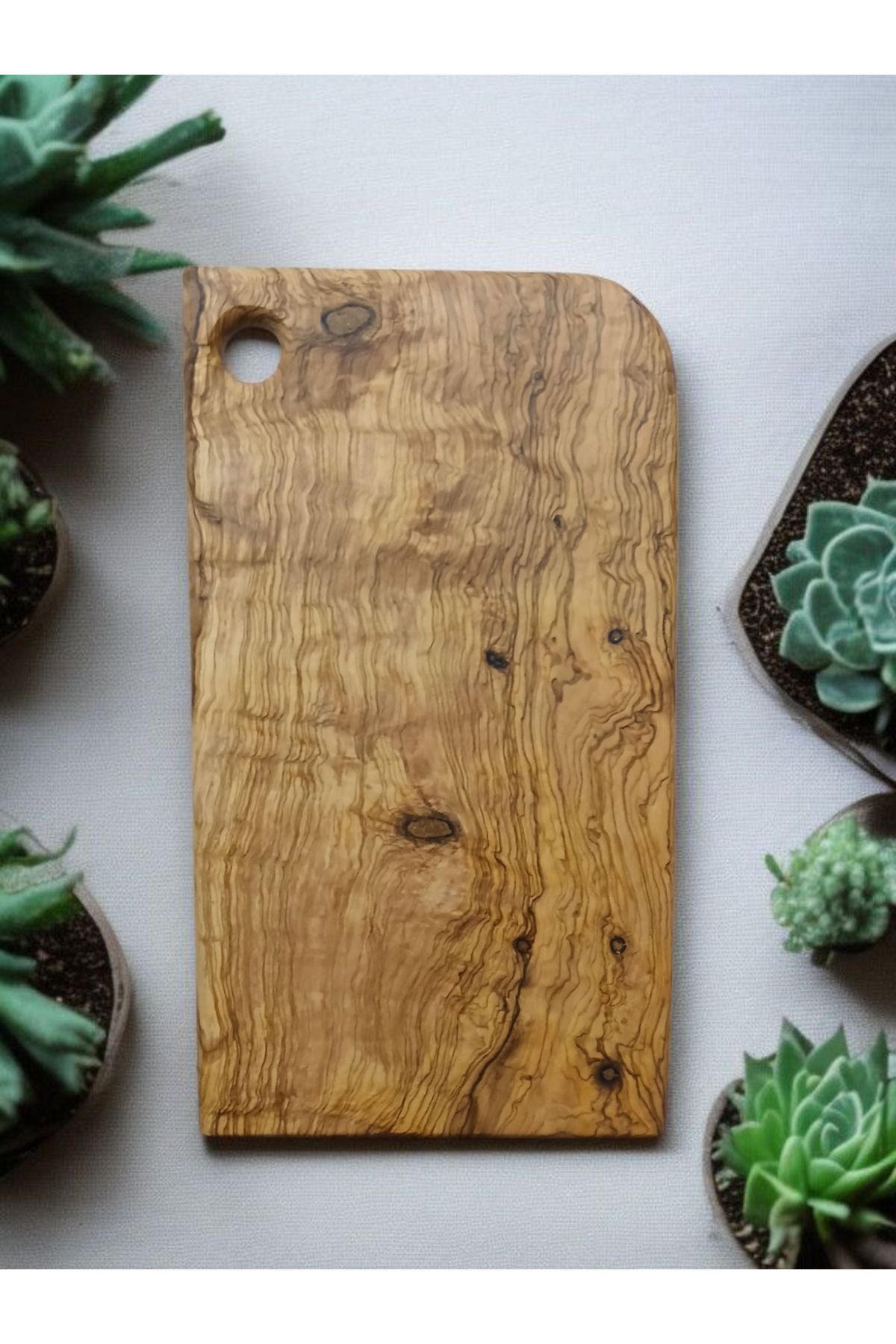 Aksoy Wood ZEYTİN AĞACI KESME TAHTASI 22x40x2.5