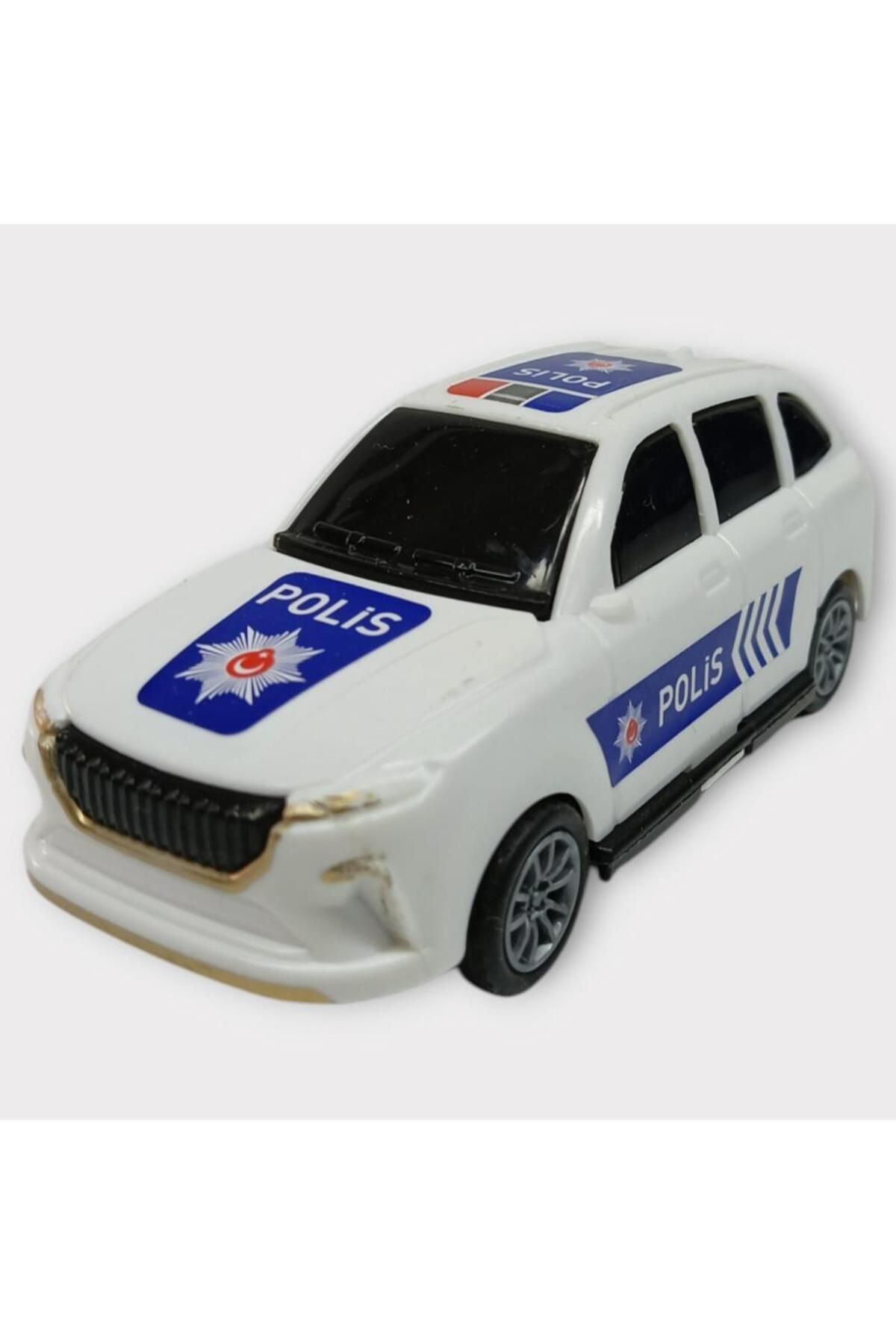 Zayla Çek Bırak TOGG Polis Arabası -Beyaz Hatchback