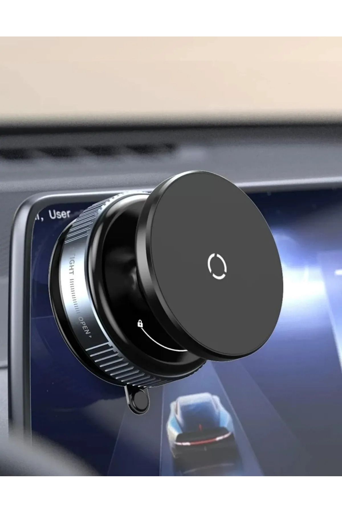 Unichrome Vakumlu Manyetik 360' Dönebilen Katlanır Magsafe Araç Ev Ofis Pürüzsüz Zeminler Tutucu