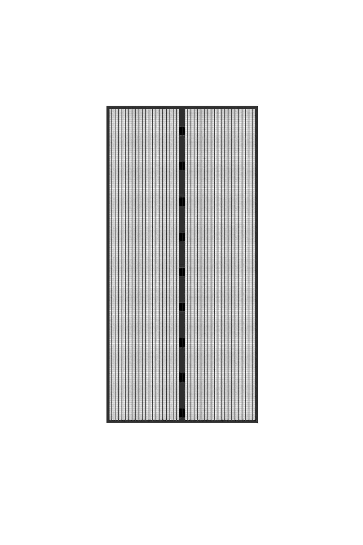 OEM Plasă Anti-insecte Pentru Ușa Balconului/terasă, 100 X 210 Cm, Închidere Magnetică - One Size