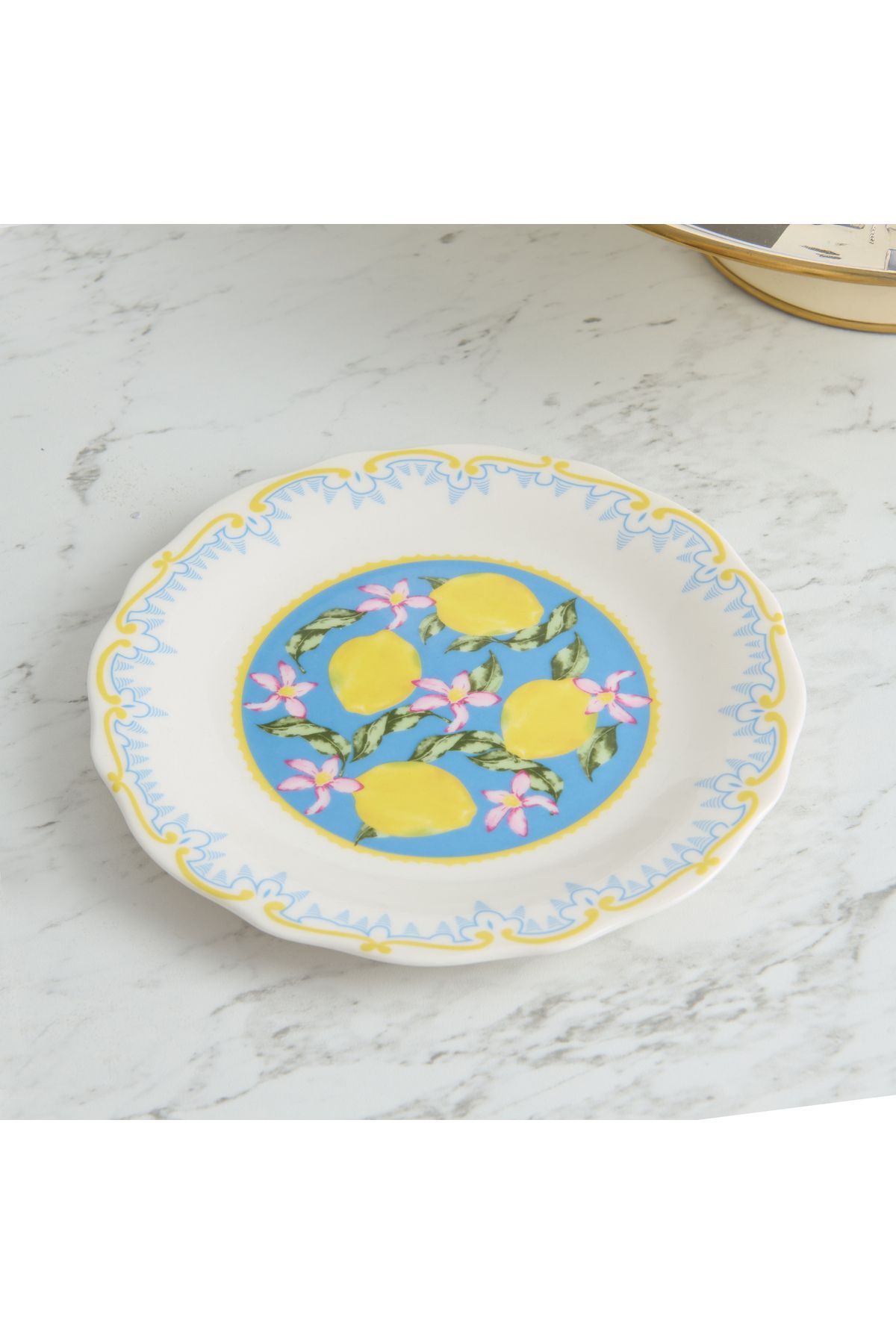 Evidea Kitchen Limecello Porselen Pasta Tabağı - Renkli - 20 cm