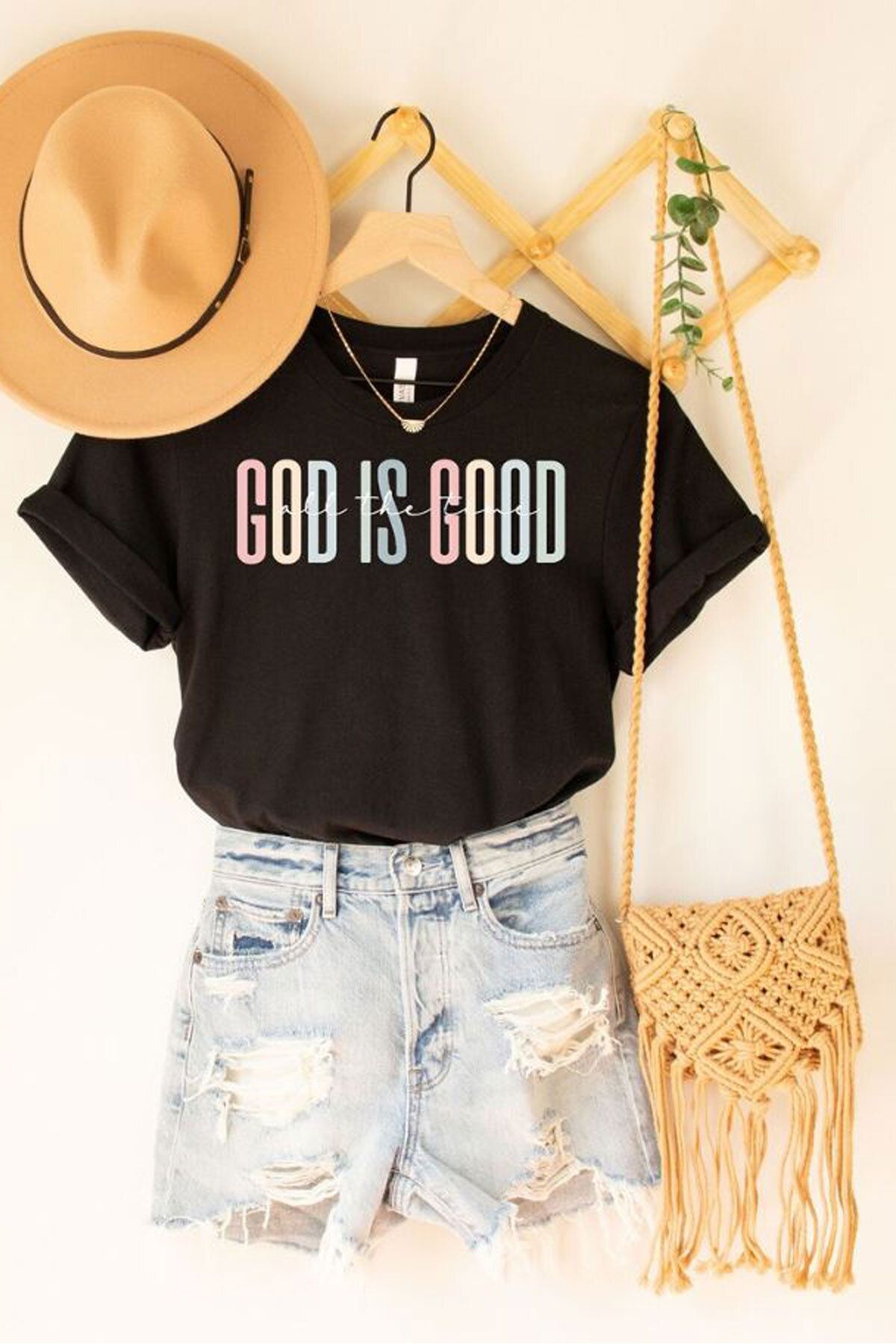 Boi God is Good Baskılı Unisex Tshirt