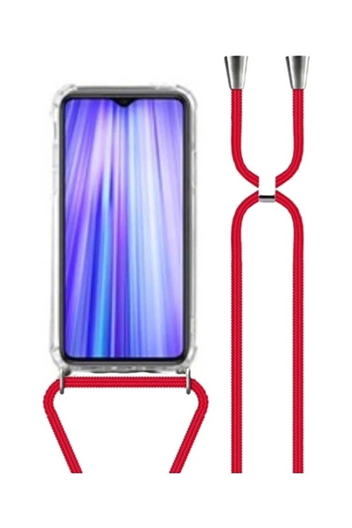 TahTicMer Samsung Galaxy A16 ile Uyumlu Kılıf Ipli Boyundan Askılı Darbe Emici Antishock Kapak