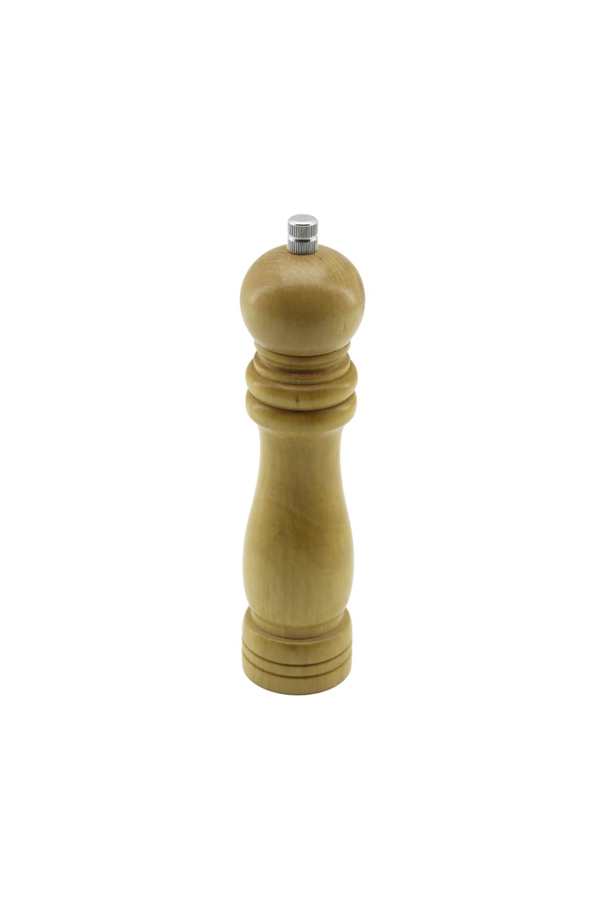 ibico İBİCO İ22-255 ( BÜYÜK= ÇAP: 4.5CM & UZUNLUK: 19CM ) ( AHŞAP ) TUZ & BAHARAT ÖĞÜTÜCÜ