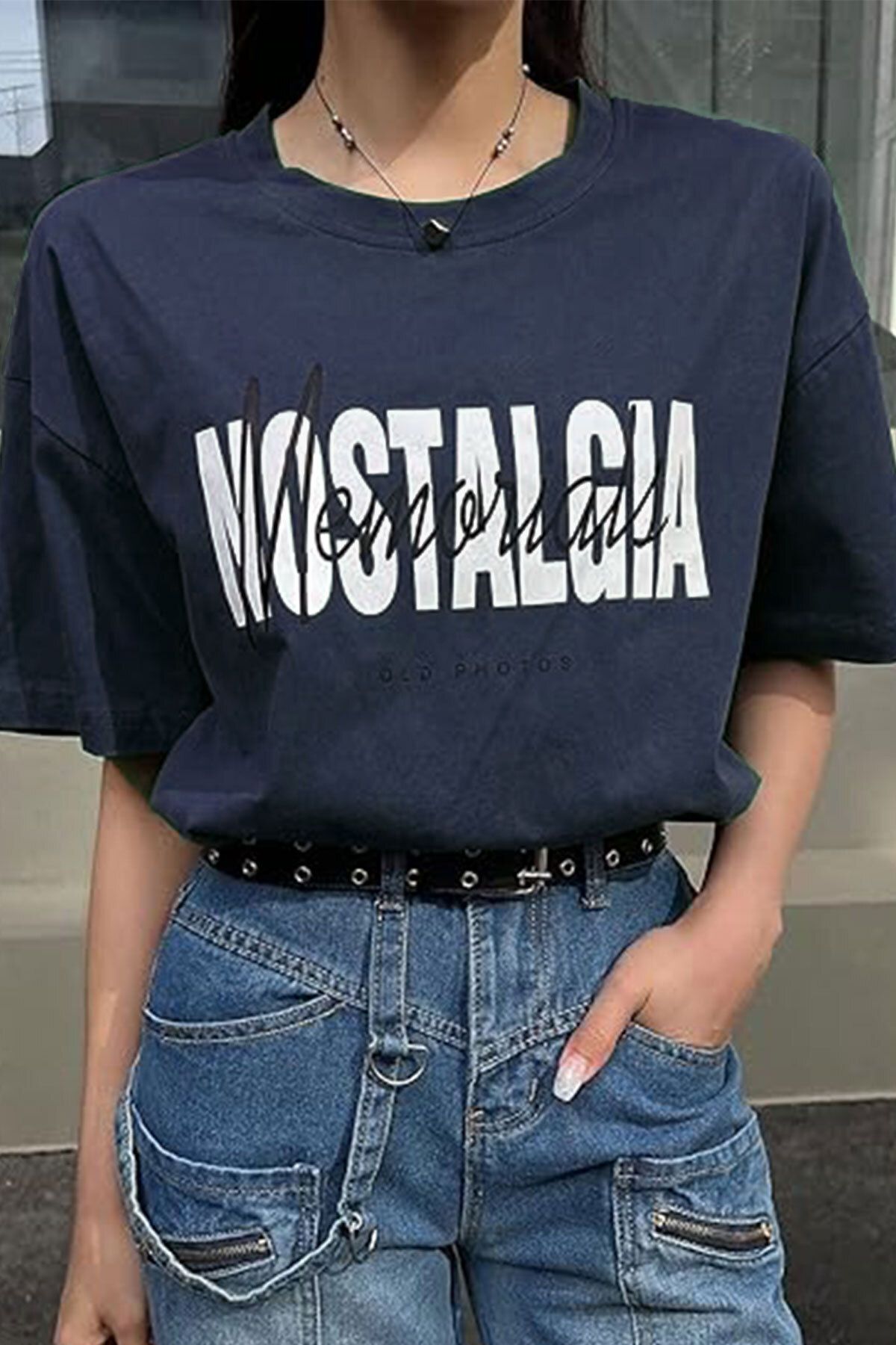 Boi Nostalgia Baskılı Unisex Tshirt
