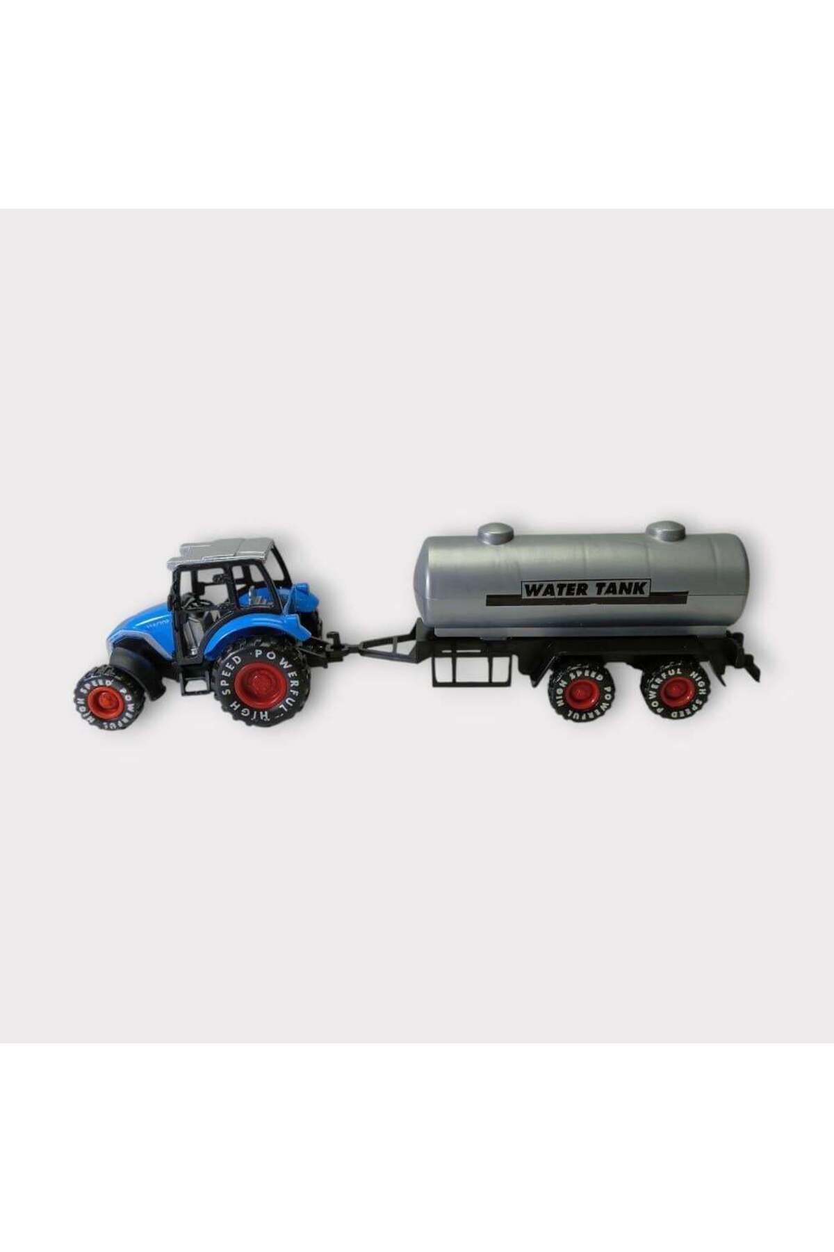 Zayla Çek Bırak Römorklu Traktör 25Cm - Mavi Su Tankı