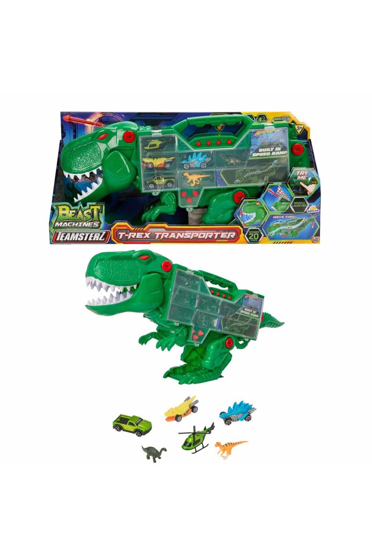 Sunman Teamsterz Sesli Ve Işıklı T Rex Transporter Oyun Seti