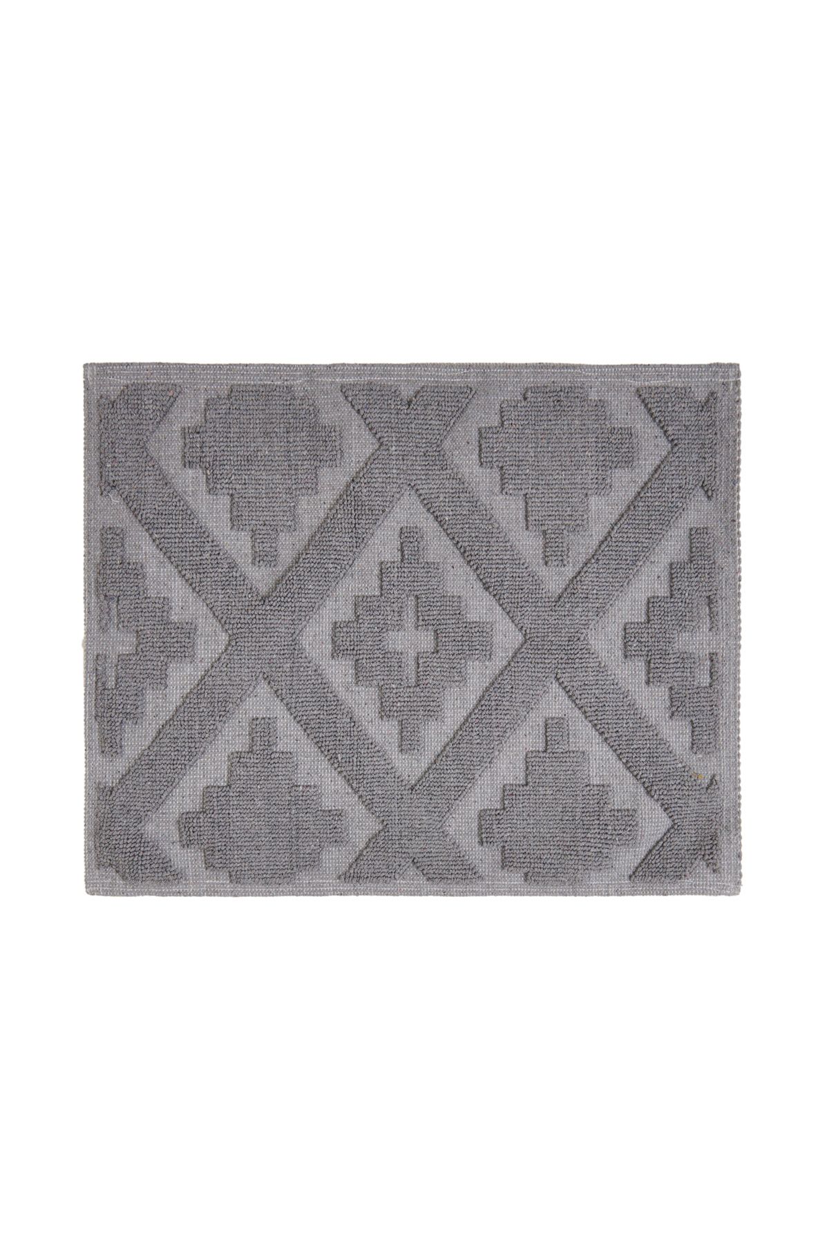 Evidea Soft Nil 2'li Banyo Paspası - Gri - 60x100 cm + 50x60 cm