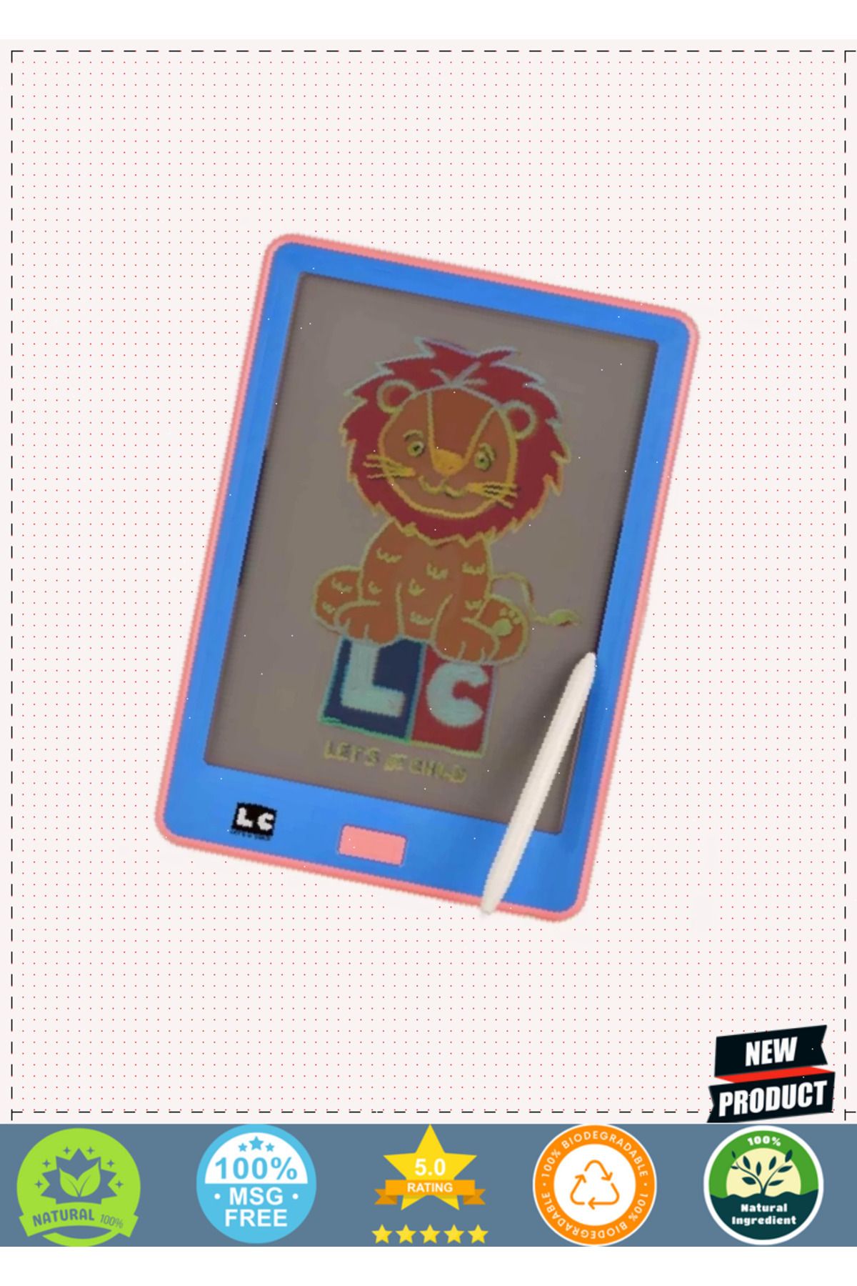 FİNCANLAR 10 inch Şeffaf LCD Dijital 4 Adet Çizim Kartlı Tablet 31052 1 Gram Kız Erkek Çocuk Oyuncakları Eğiti