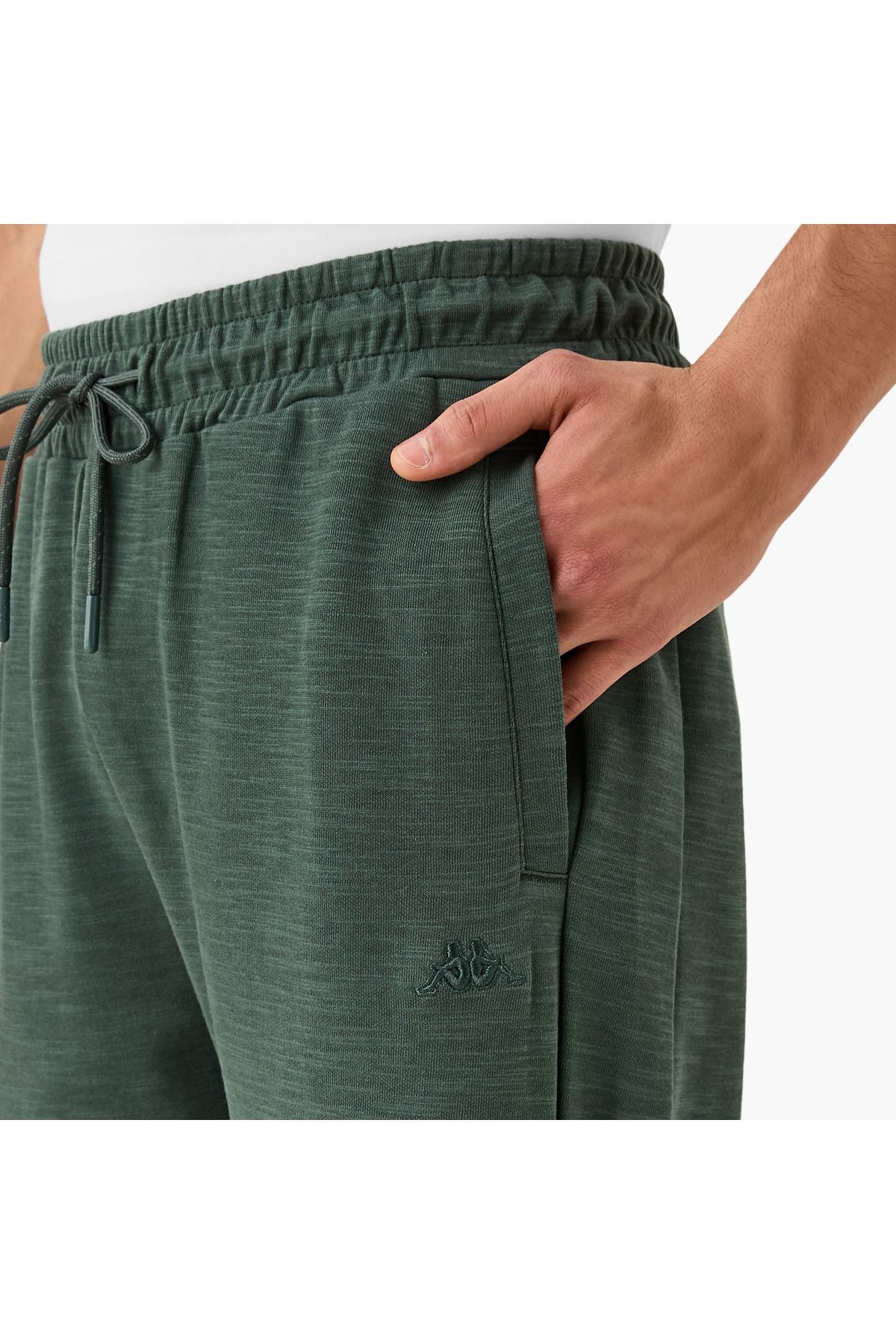Kappa-Kappa Regular Fit Shorts with Drawstring Closure and Pockets 4