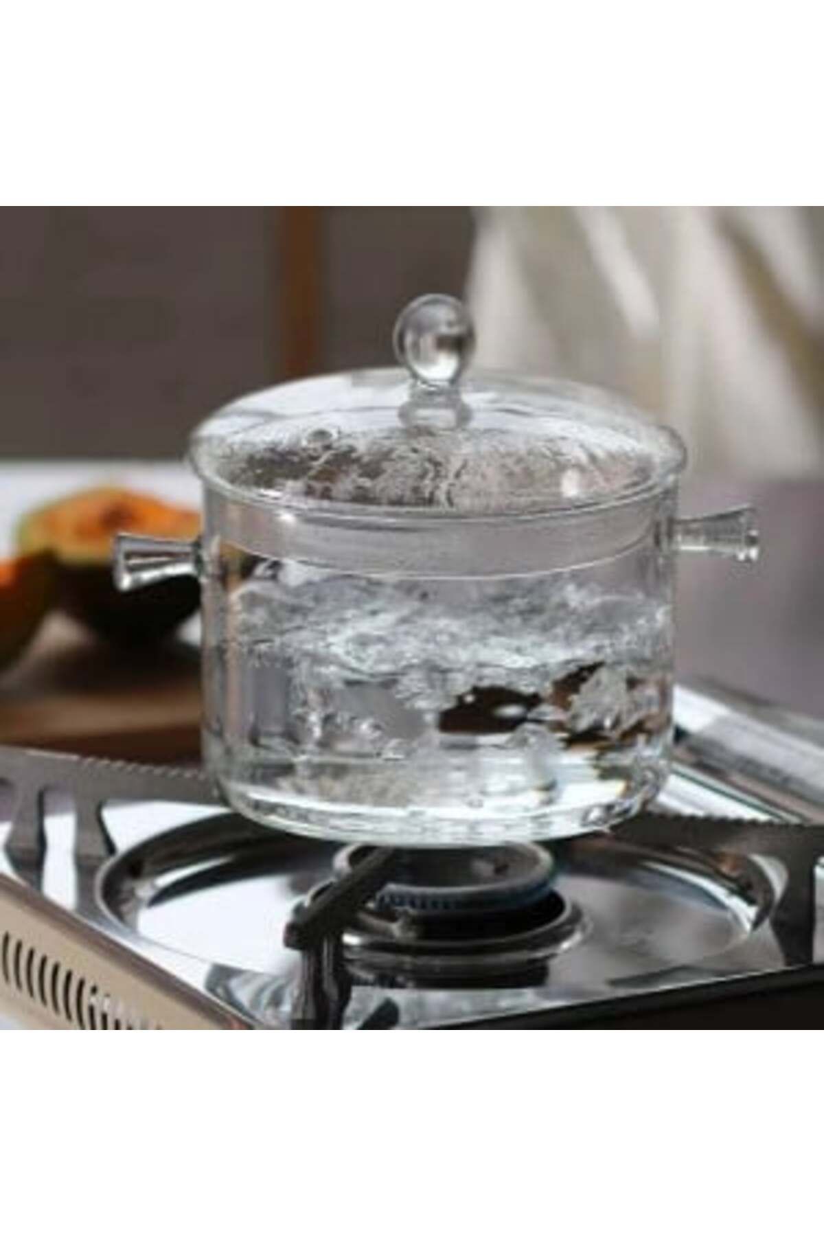 OEM-Glass Pot for Stove Cooking, 1500 ml 4