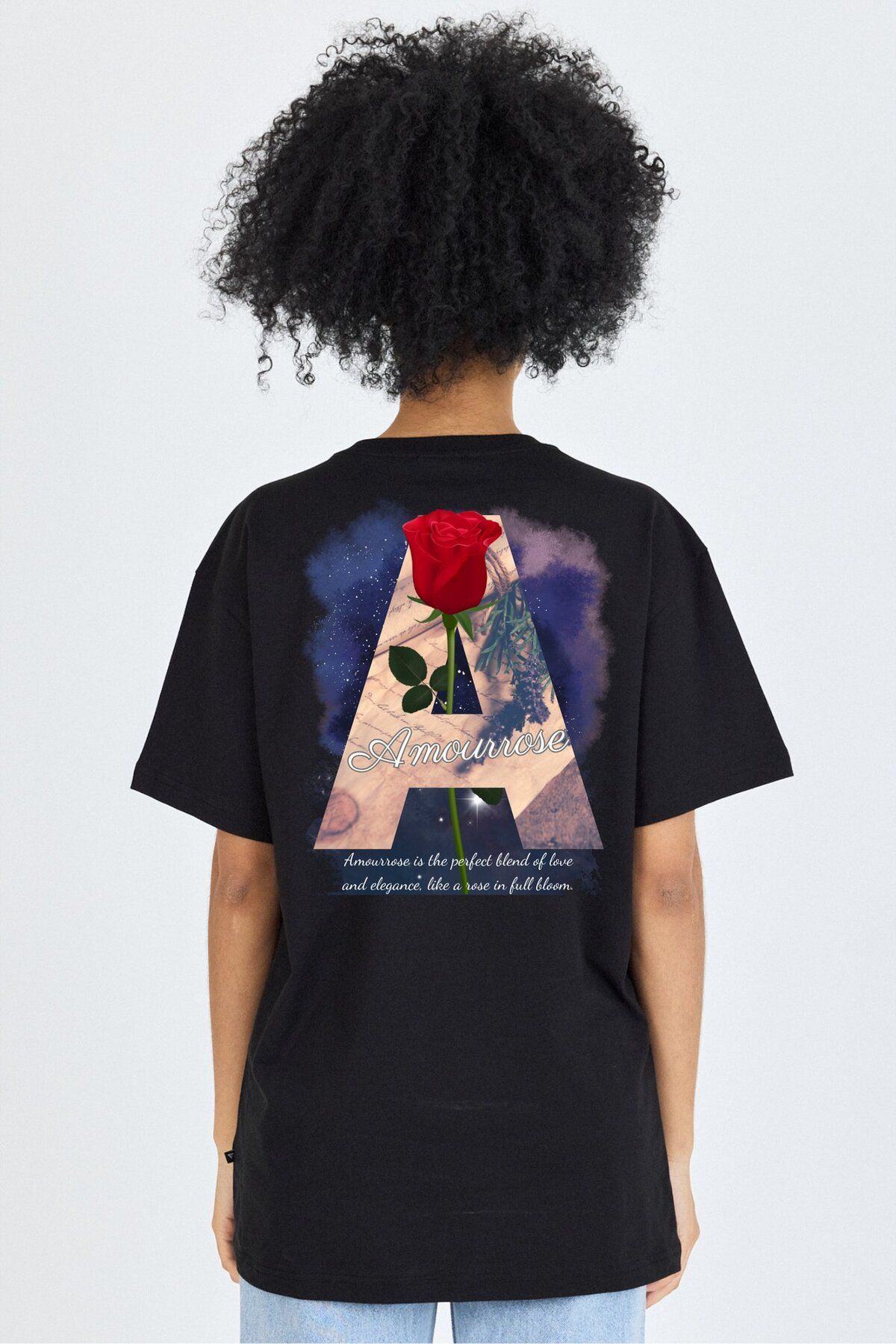 yakamor Unisex Ön Arka Baskılı T-Shirt