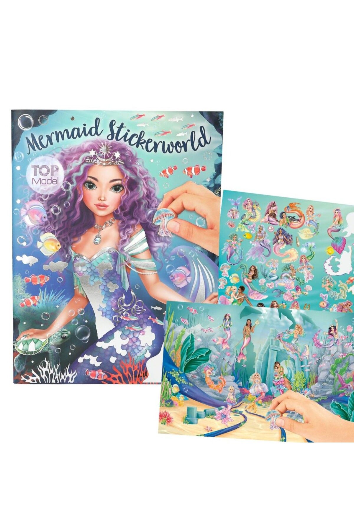 Top Model Metalik Stickerworld Deniz Kızı
