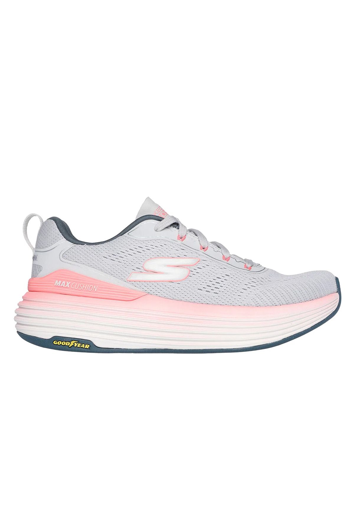 SKECHERS Max Cushioning Suspension Kadın Gri Koşu Ayakkabısı 129265 LIL