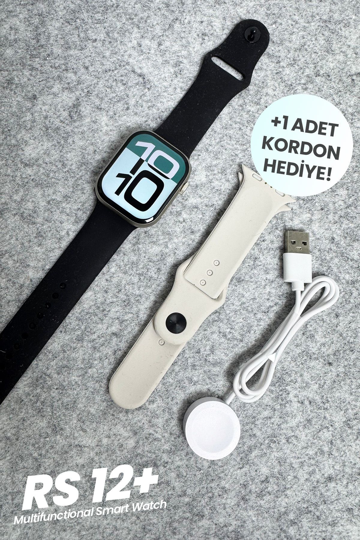Laraheiser Watch10 RS Akıllı Saat Iphone Uyumlu Ve Android Tüm Telefonlara Uyumlu Smartwatch ChatGPTBildirim