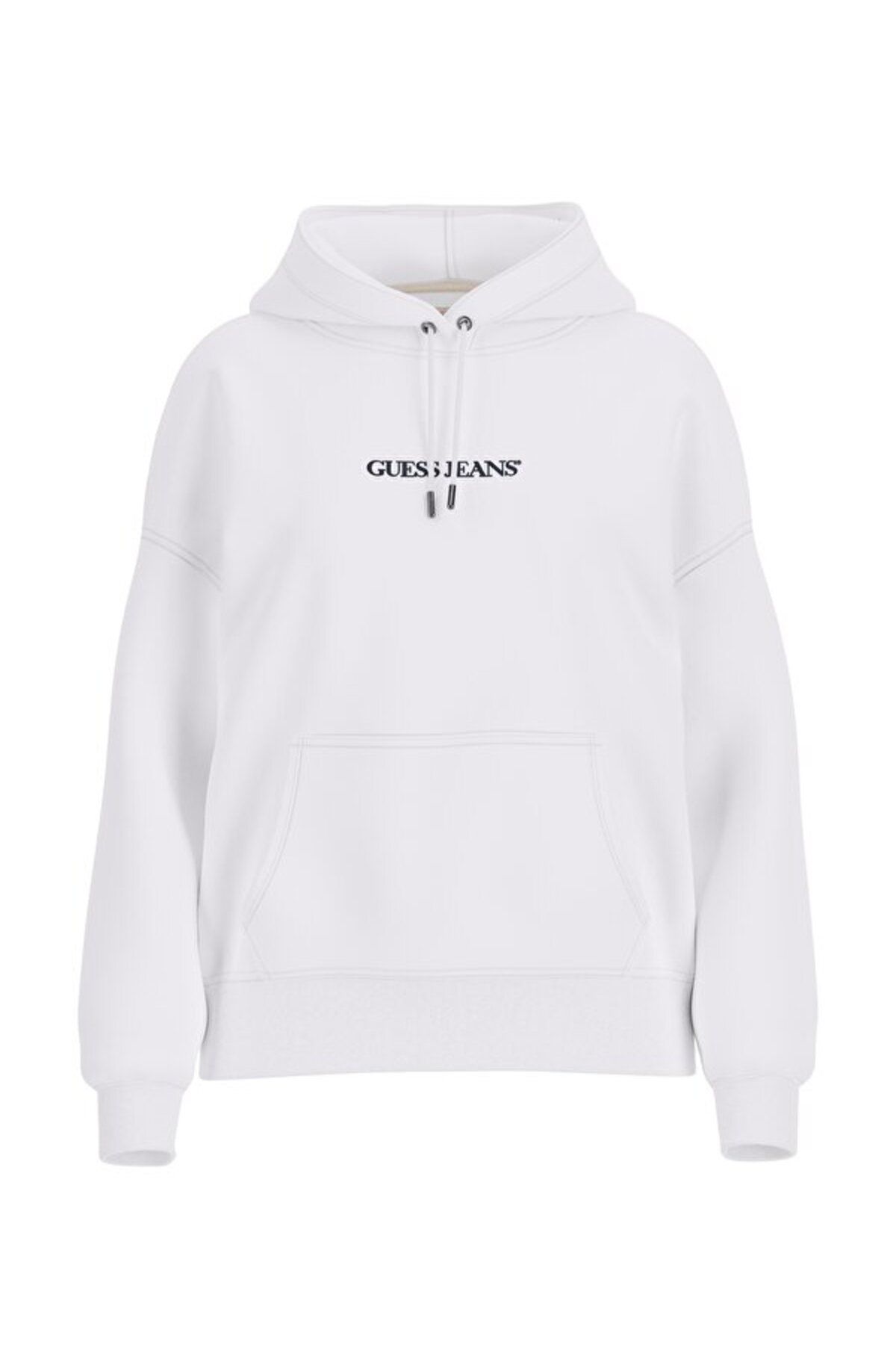 Guess Jeans Over Hood Embro Kadın Sweatshirt
