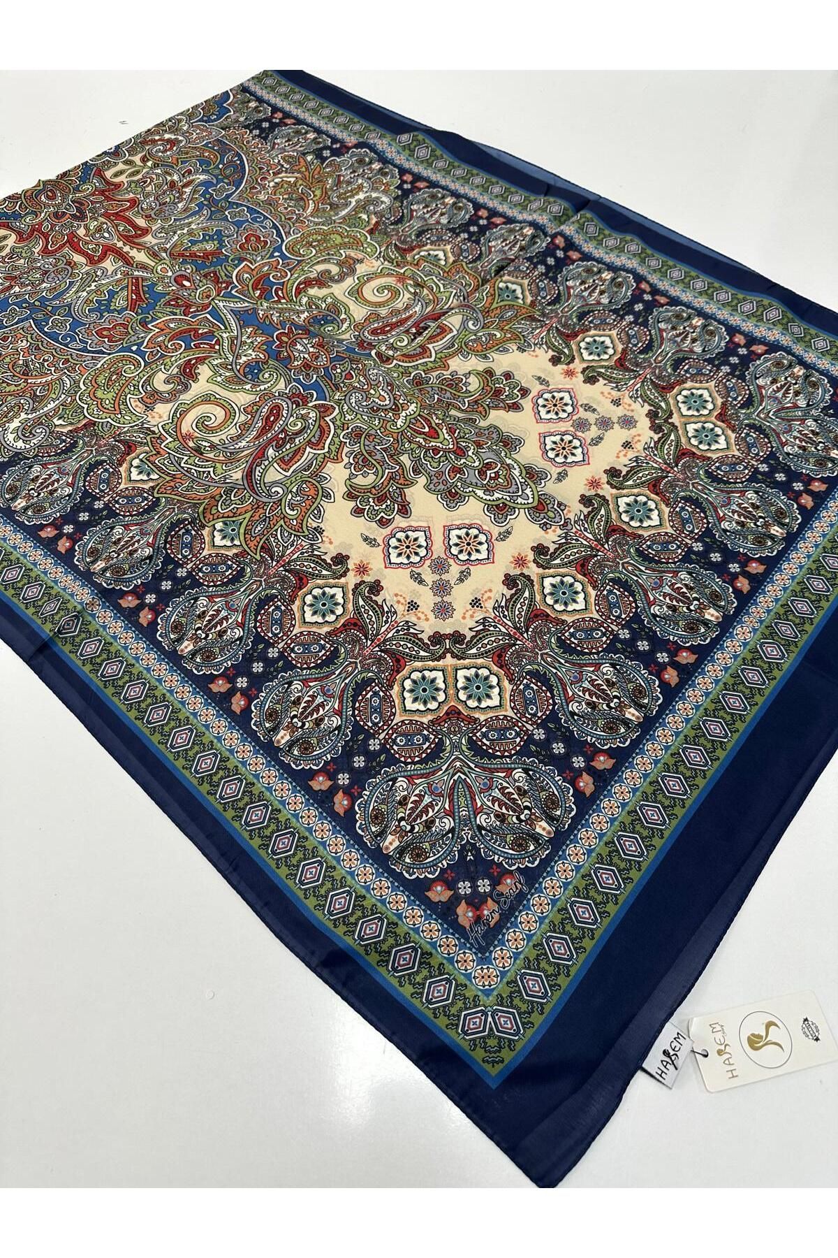 HAREM SCARF Harem Desenli Vual İpeksi Şal HVD0104