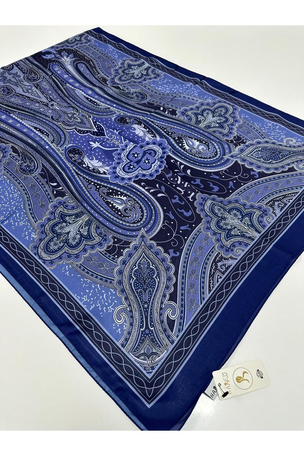 HAREM SCARF Harem Desenli Vual İpeksi Şal HVD0608