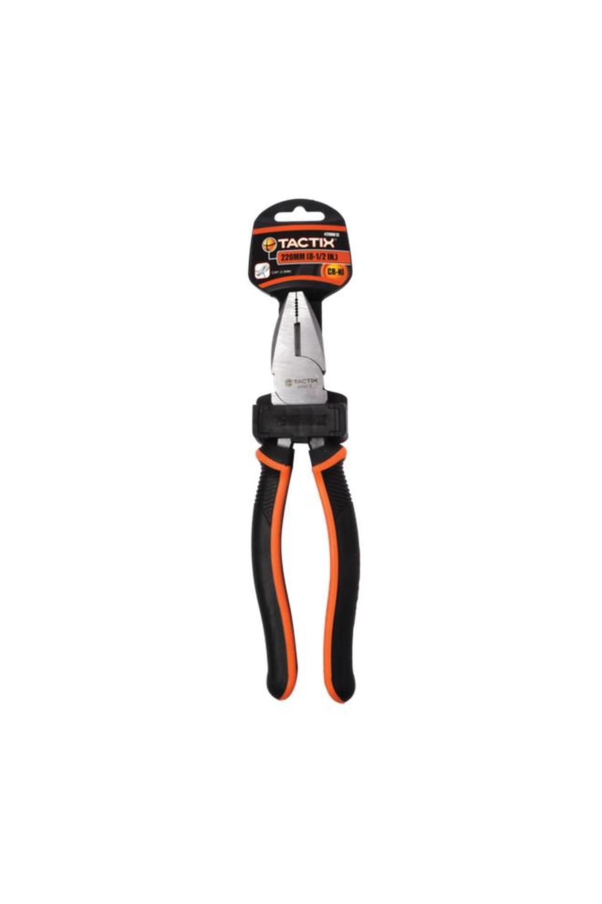 Generic-Tactix Non Slip Handle Side Cutting Lineman Plier Multicolor 8.5inch 200013 1