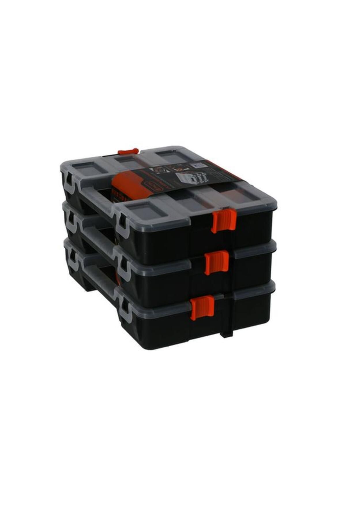 Generic-Tactix 3-Piece Side Latches Interlock Organizer Set Black and Clear 320027 4