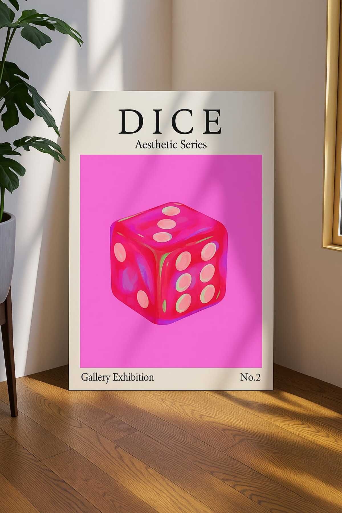 onurreklamonline Pembe Zar Temalı Modern Tablo – 50x70 cm – Dekota Üzeri FOLYO Baskı – Dekoratif Duvar Tablosu