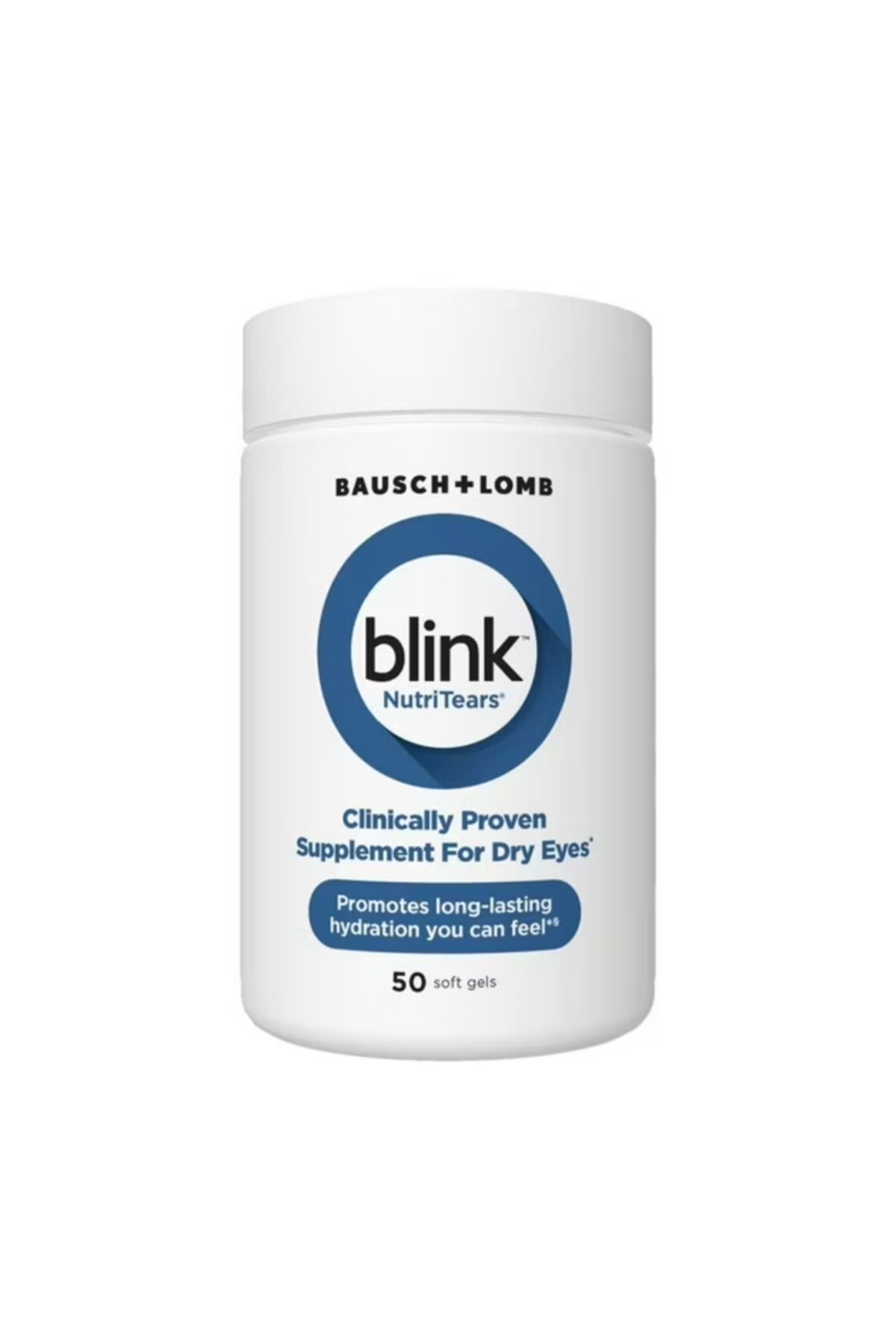 Blink , NutriTears Supplement for Dry Eyes Clinically Proven Formula with Lutein, Zeaxanthin, 50 Softgels