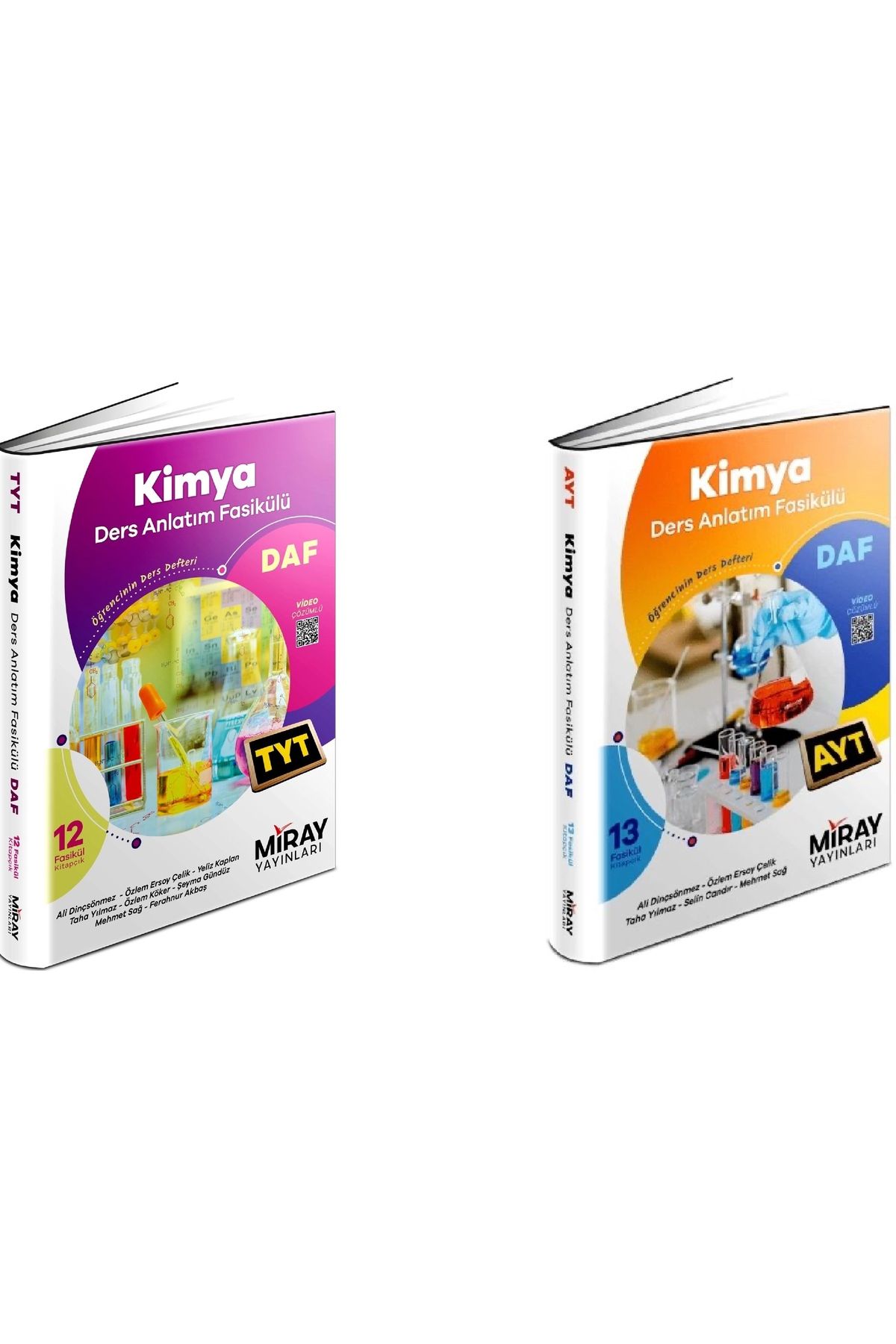 Miray Yayınları Tyt Kimya DAF Ayt Kimya DAF Ders Anlatım Fasikülleri 2025*2026 Güncel