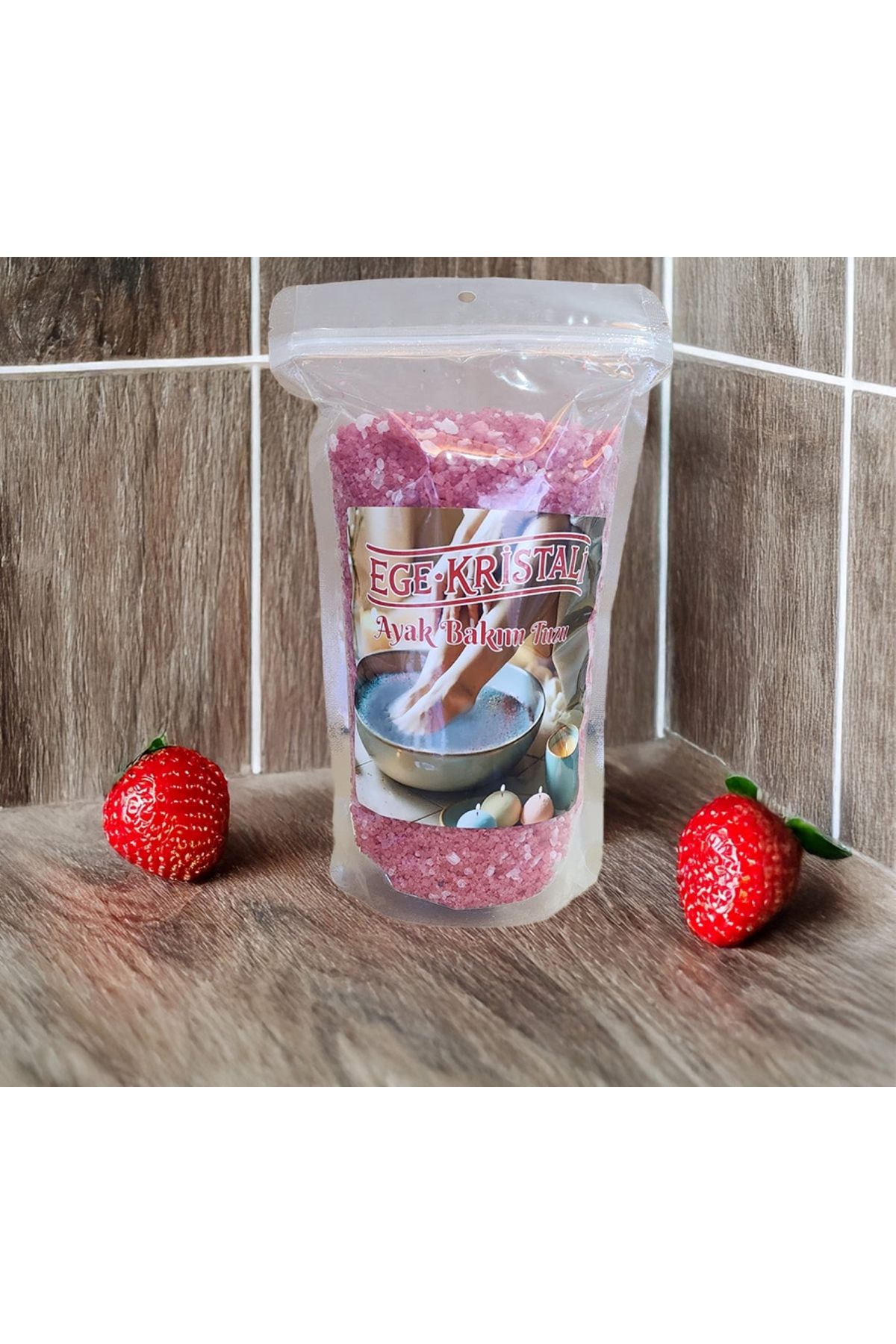 EGE KRİSTALİ EGE KRİSTALİ ÇİLEK AROMALI AYAK BAKIM TUZU 2.5 KG