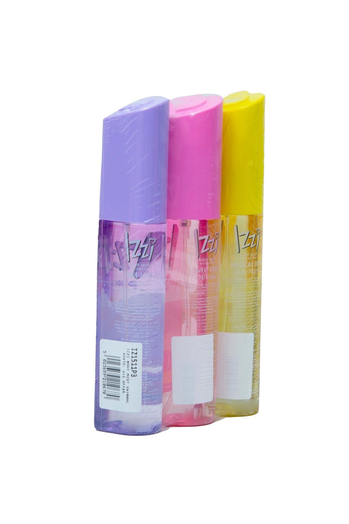 İZZİ-Izzi Body Mist Assorted 3-Pack, 3 x 100 ml | Refreshing Fragrance Spray Set 2