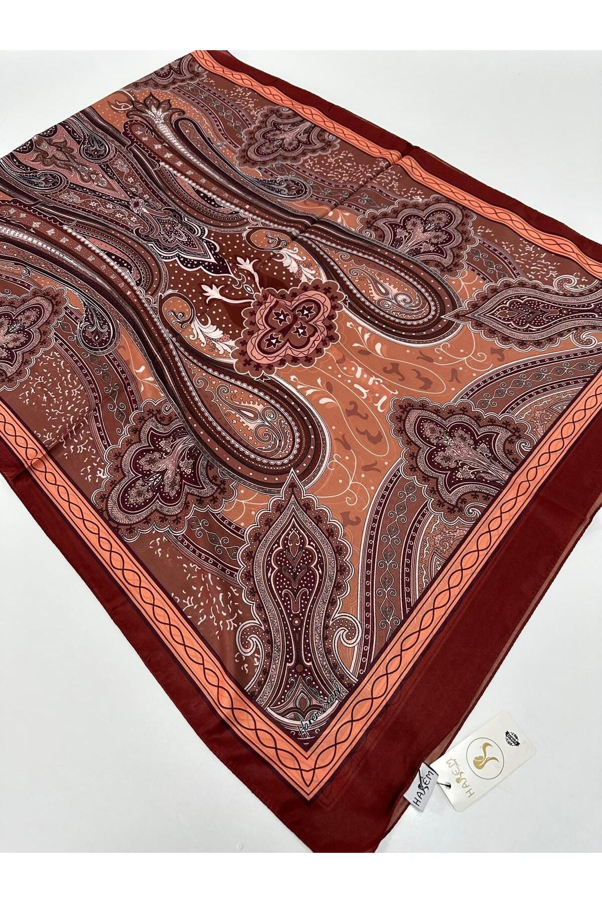 HAREM SCARF Harem Desenli Vual İpeksi Şal HVD0601