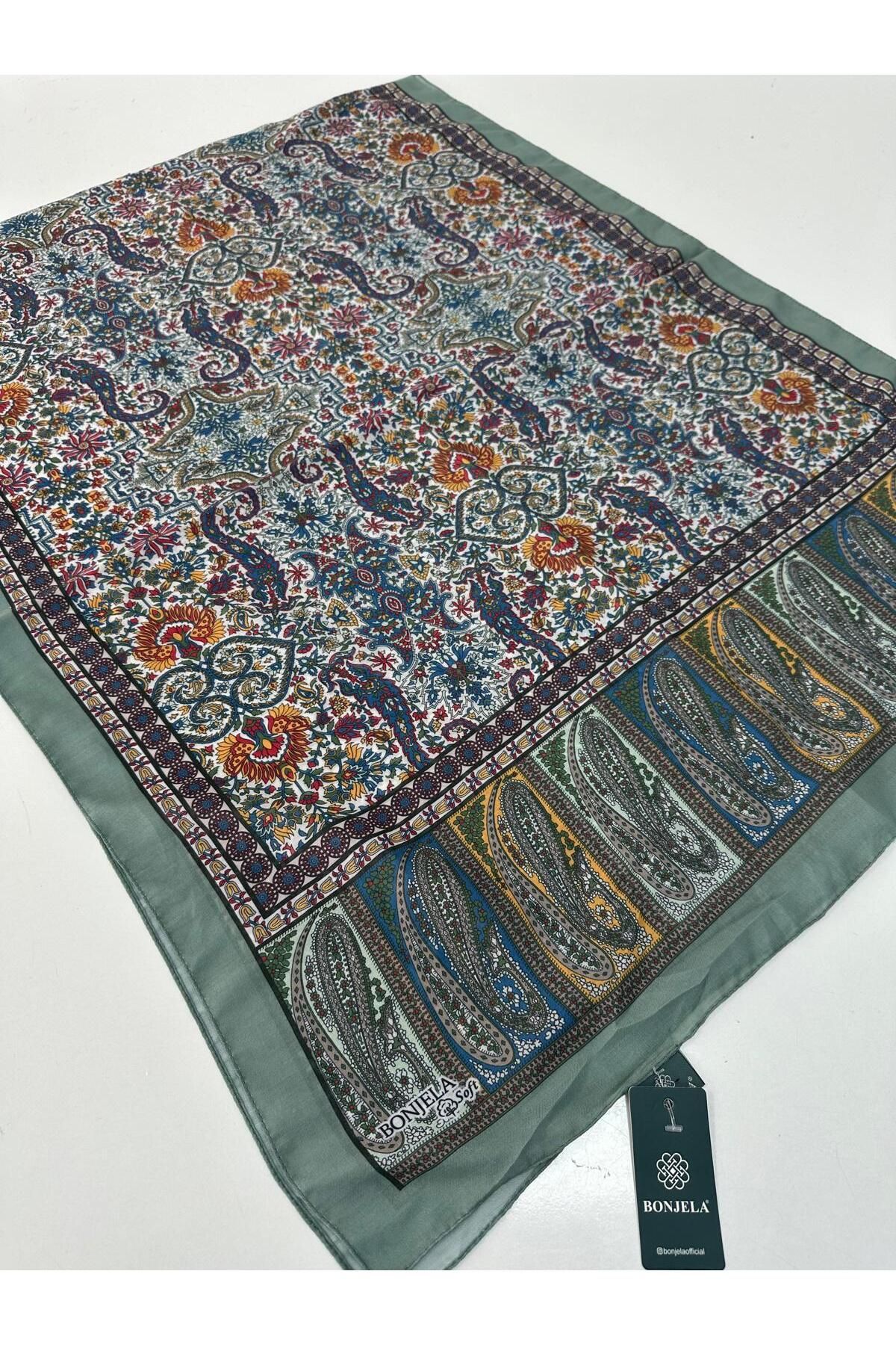 Bonjela Soft Pamuklu Şal Etro Desen LBS1815