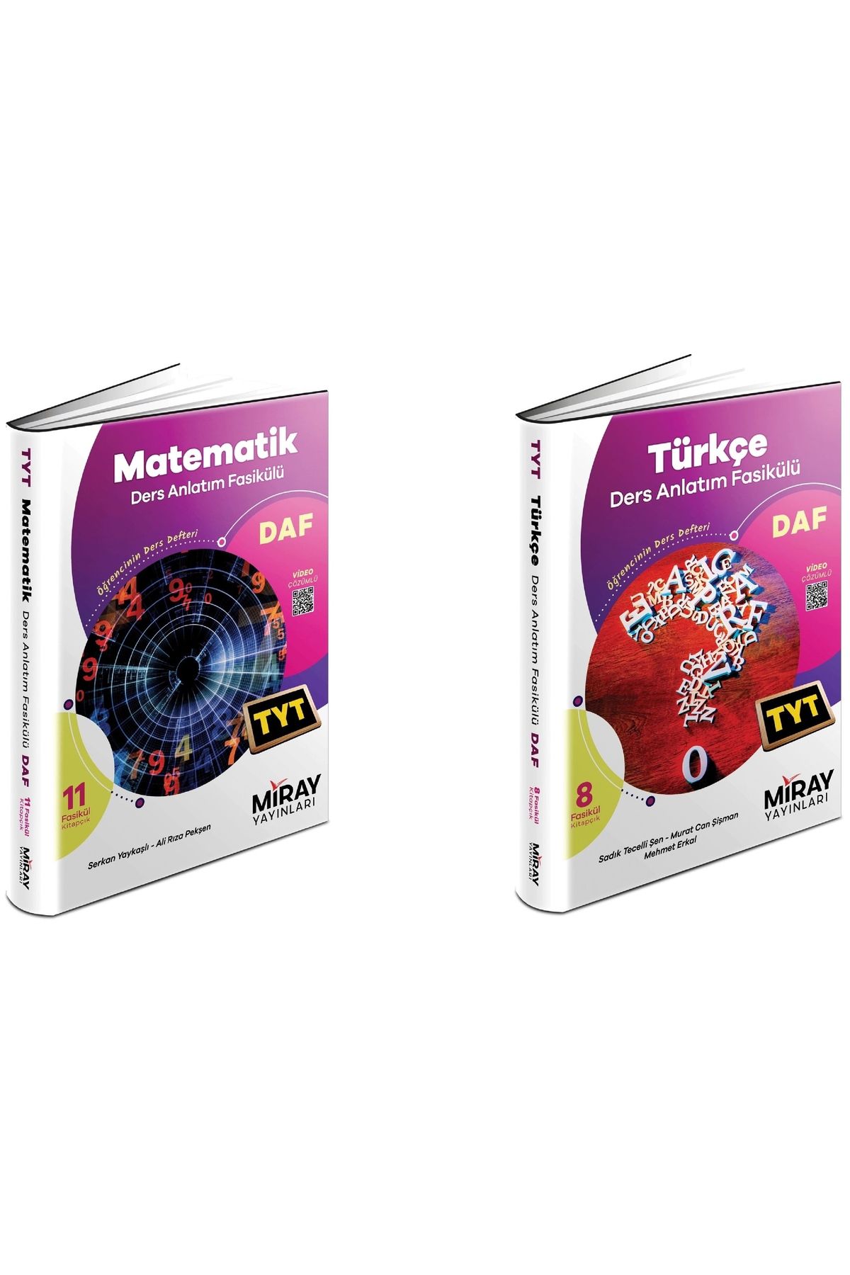 Miray Yayınları Tyt Matematik ve Tyt Türkçe DAF Ders Anlatım Fasikülü Fasikülleri 2025-2026