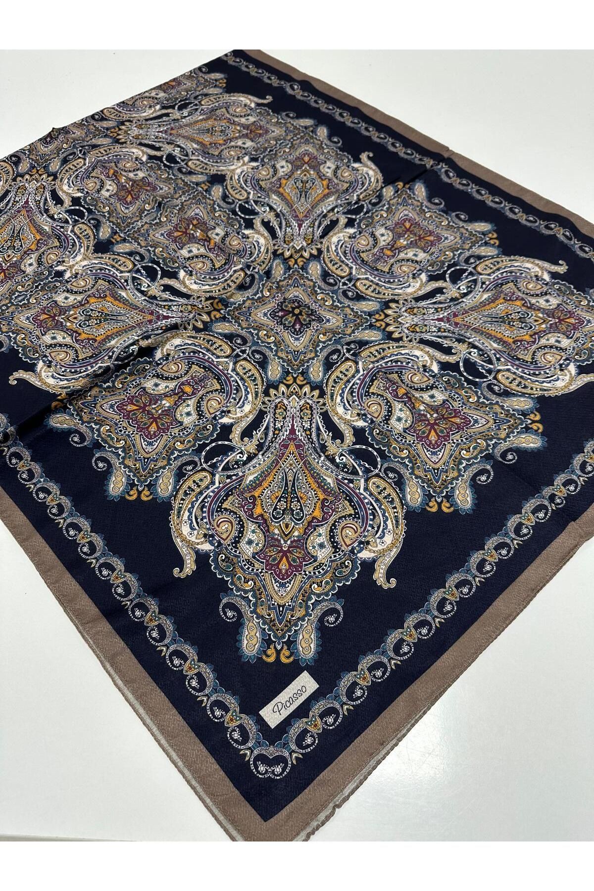 Picasso Jakarlı Soft Pamuk Şal LCP0502