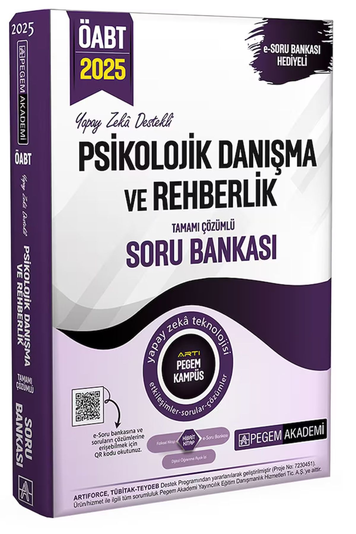 Pegem Akademi Yayıncılık 2025 KPSS ÖABT Psikolojik Danışma ve Rehberlik Soru Bankası
