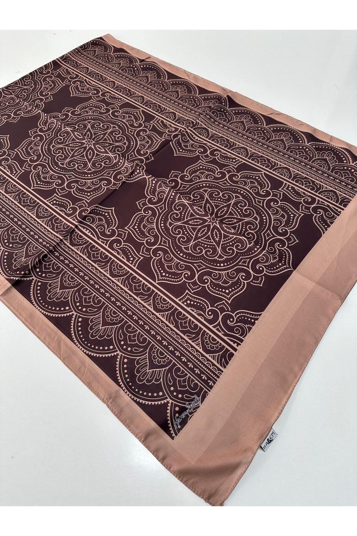 HAREM SCARF Harem Desenli Vual İpeksi Şal HVD0401