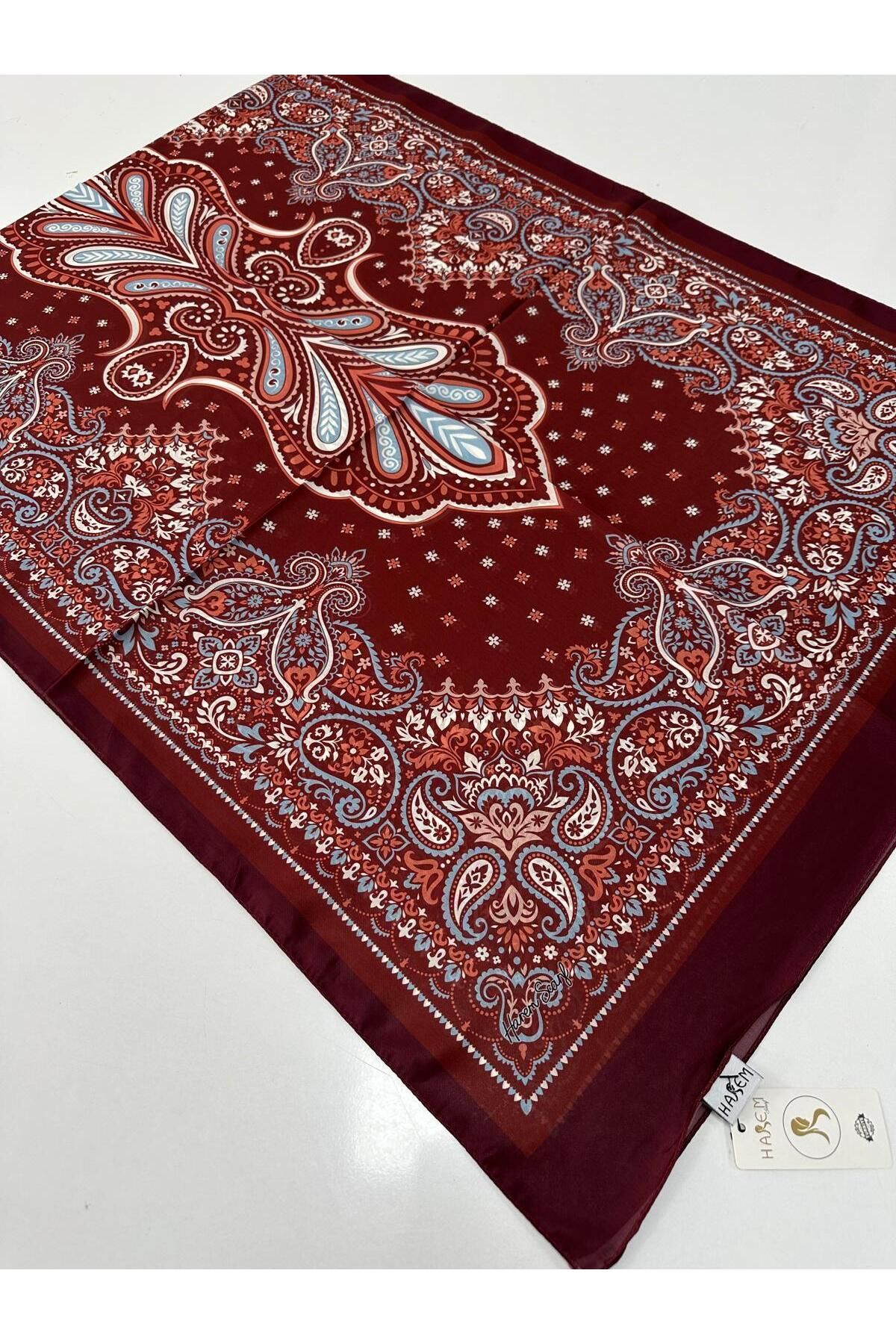 HAREM SCARF Harem Desenli Vual İpeksi Şal HVD0208