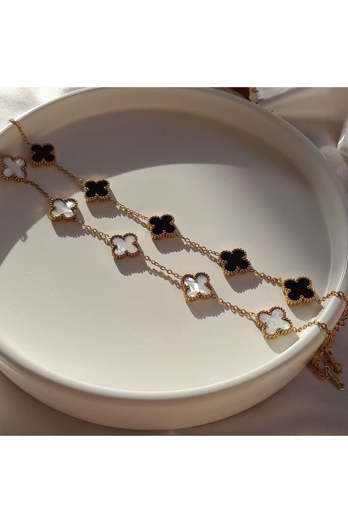 ayoljewelry Beyaz Çelik Bileklik