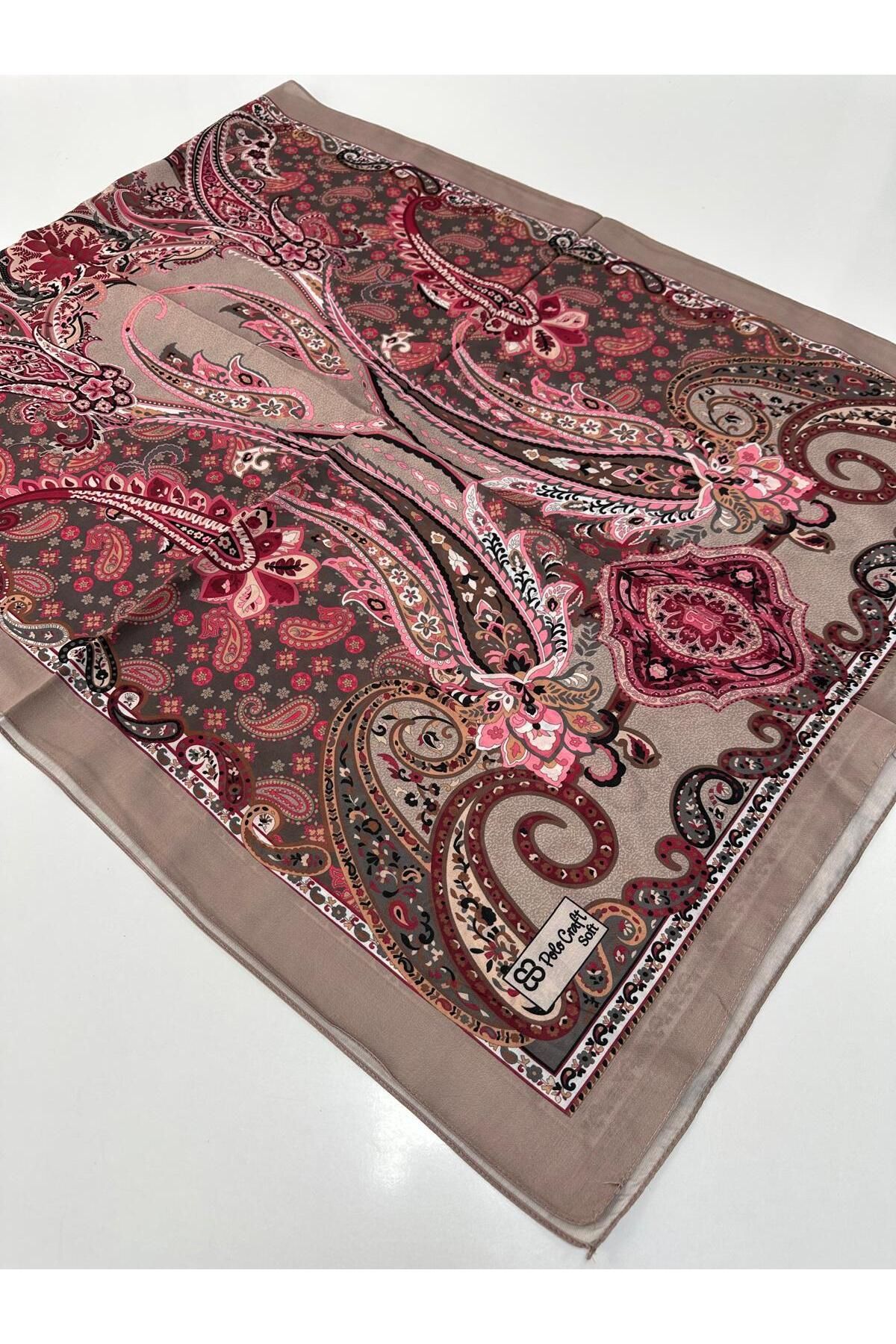POLO CRAFT Soft Pamuklu Şal Etro Desen FZY0511