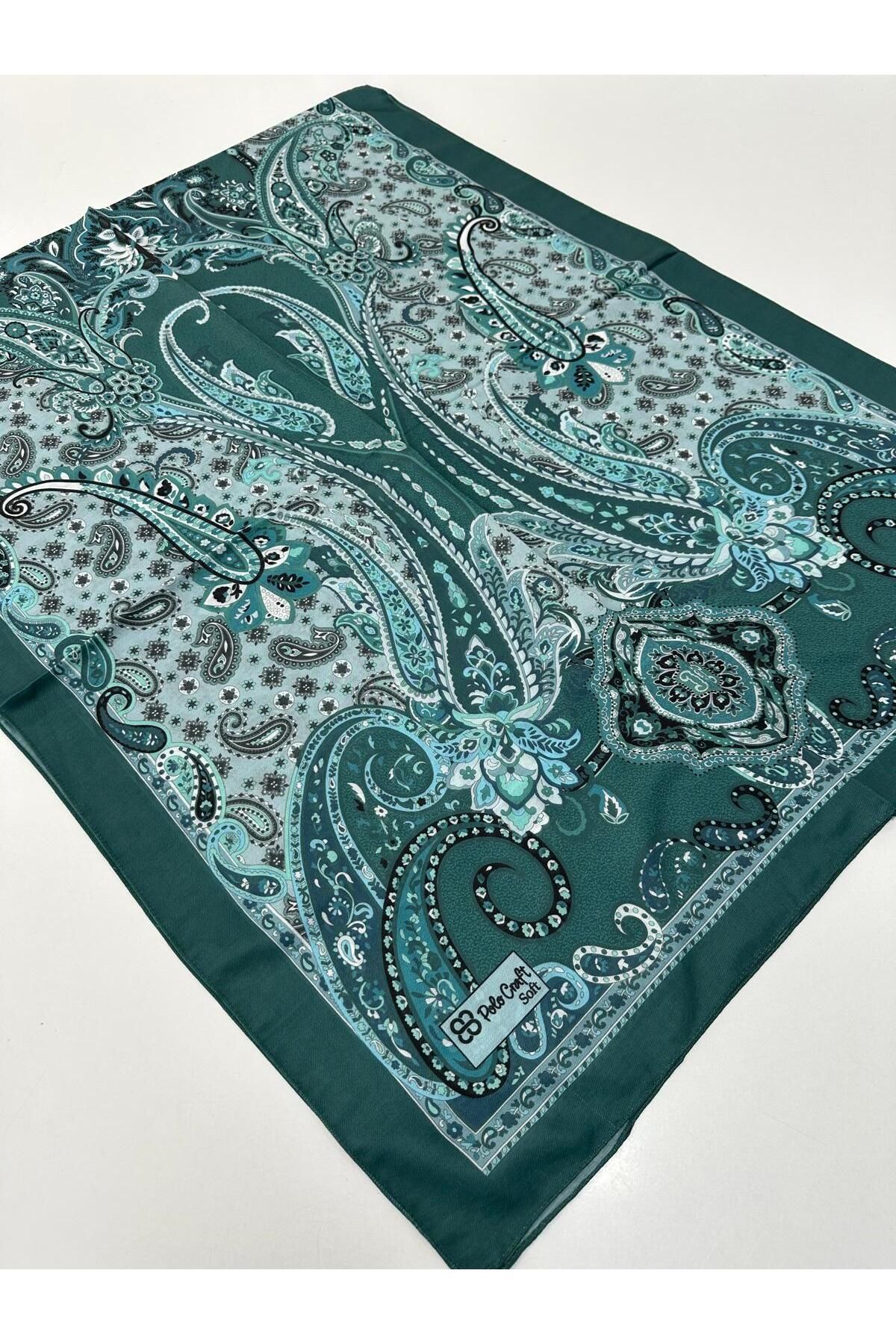 POLO CRAFT Soft Pamuklu Şal Etro Desen FZY0515