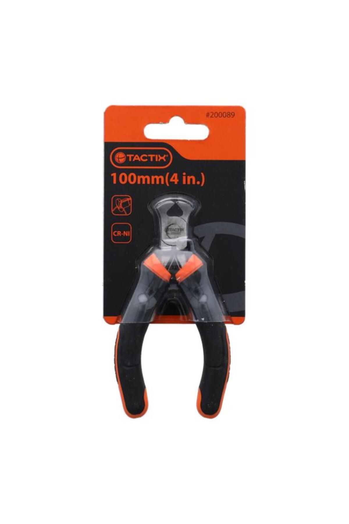 Generic-Tactix Non-Slip Ergonomic Handle Mini End Nipper Pliers Multicolor 100mm/4inch 200089 1