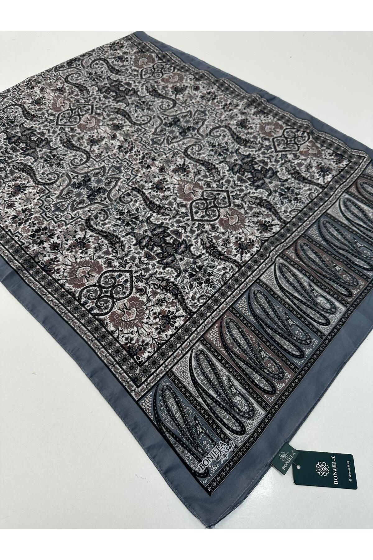 Bonjela Soft Pamuklu Şal Etro Desen LBS1814