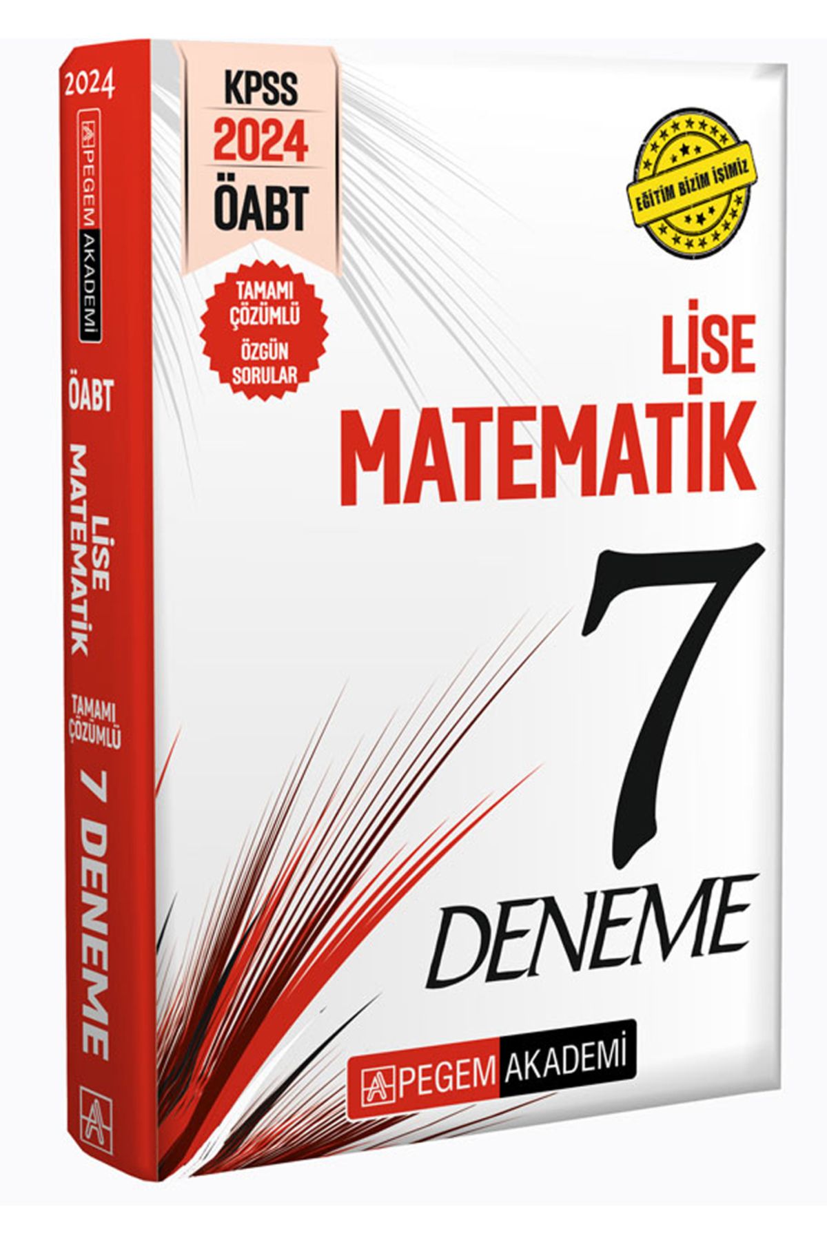 Pegem Akademi Yayıncılık 2024 KPSS ÖABT Lise Matematik Öğretmenliği Tamamı Çözümlü 7 Deneme