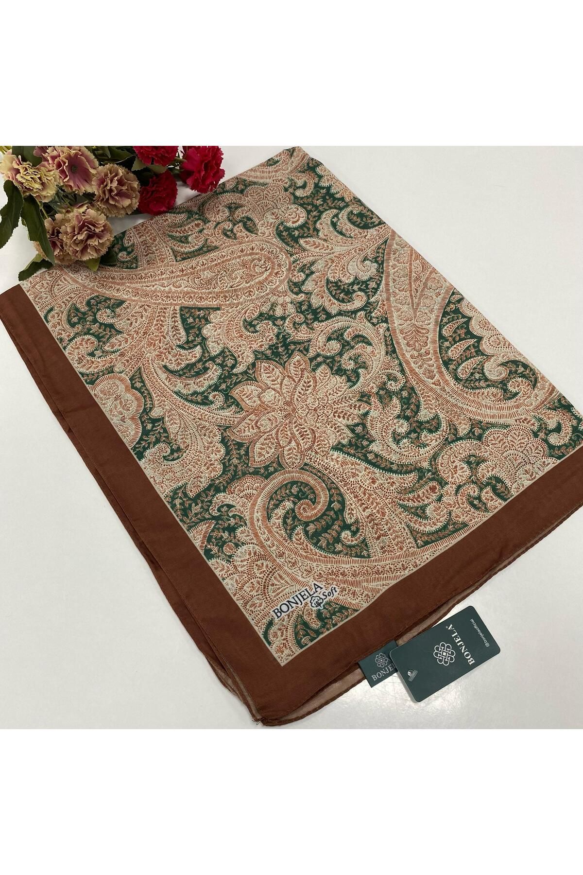 Bonjela Soft Pamuklu Şal Etro Desen LBS2005