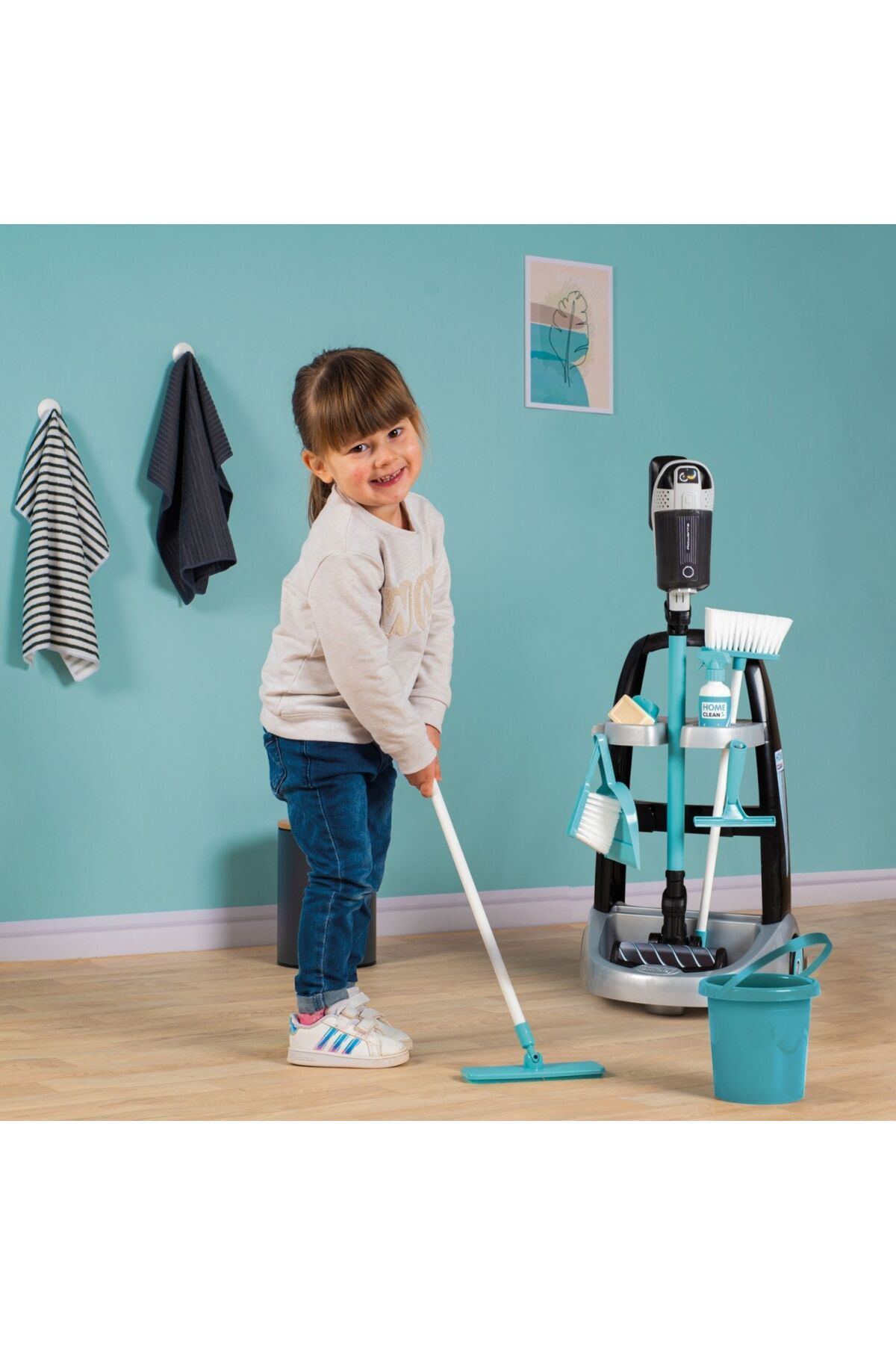 Smoby-Rowenta Cleaning Kit Trolley and Vacuum Cleaner 6