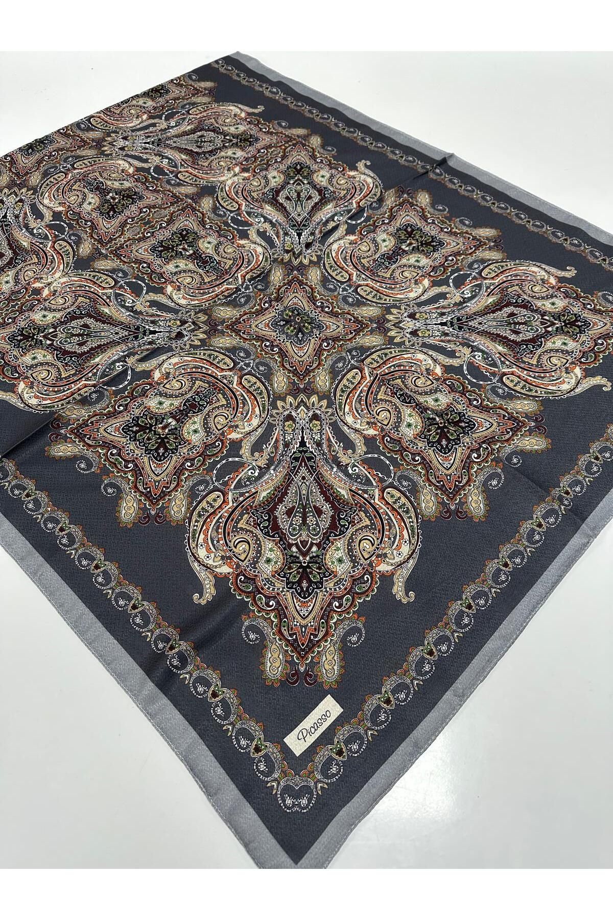 Picasso Jakarlı Soft Pamuk Şal LCP0504